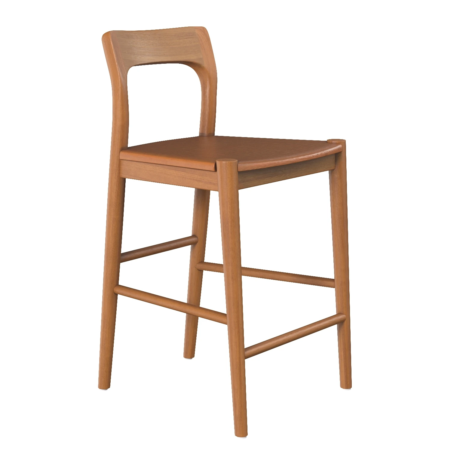 Heritage Counter Stool PBR 3D Model_01