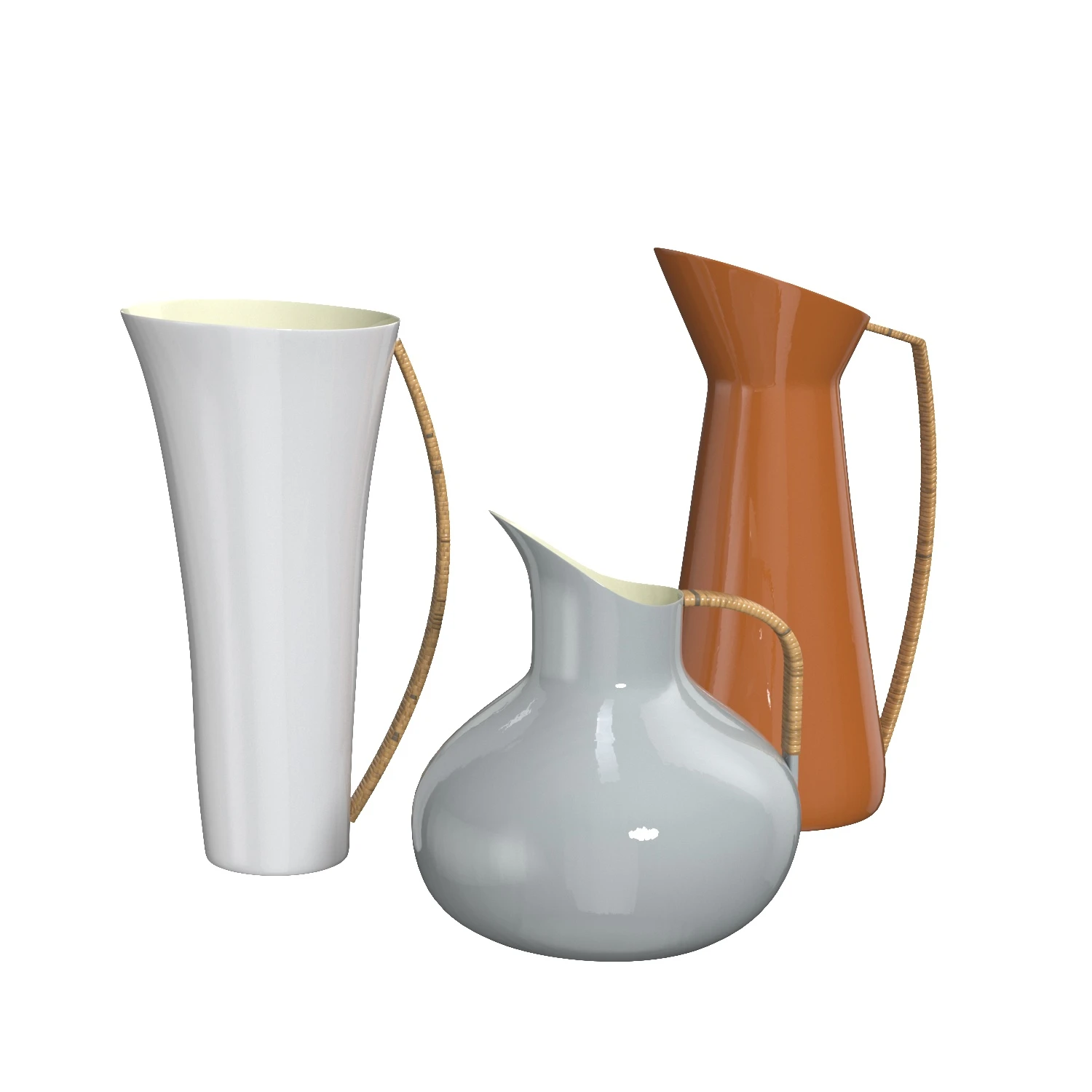 Martine Enamel Pitcher Martine Enamel Pitcher PBR 3D Model_01