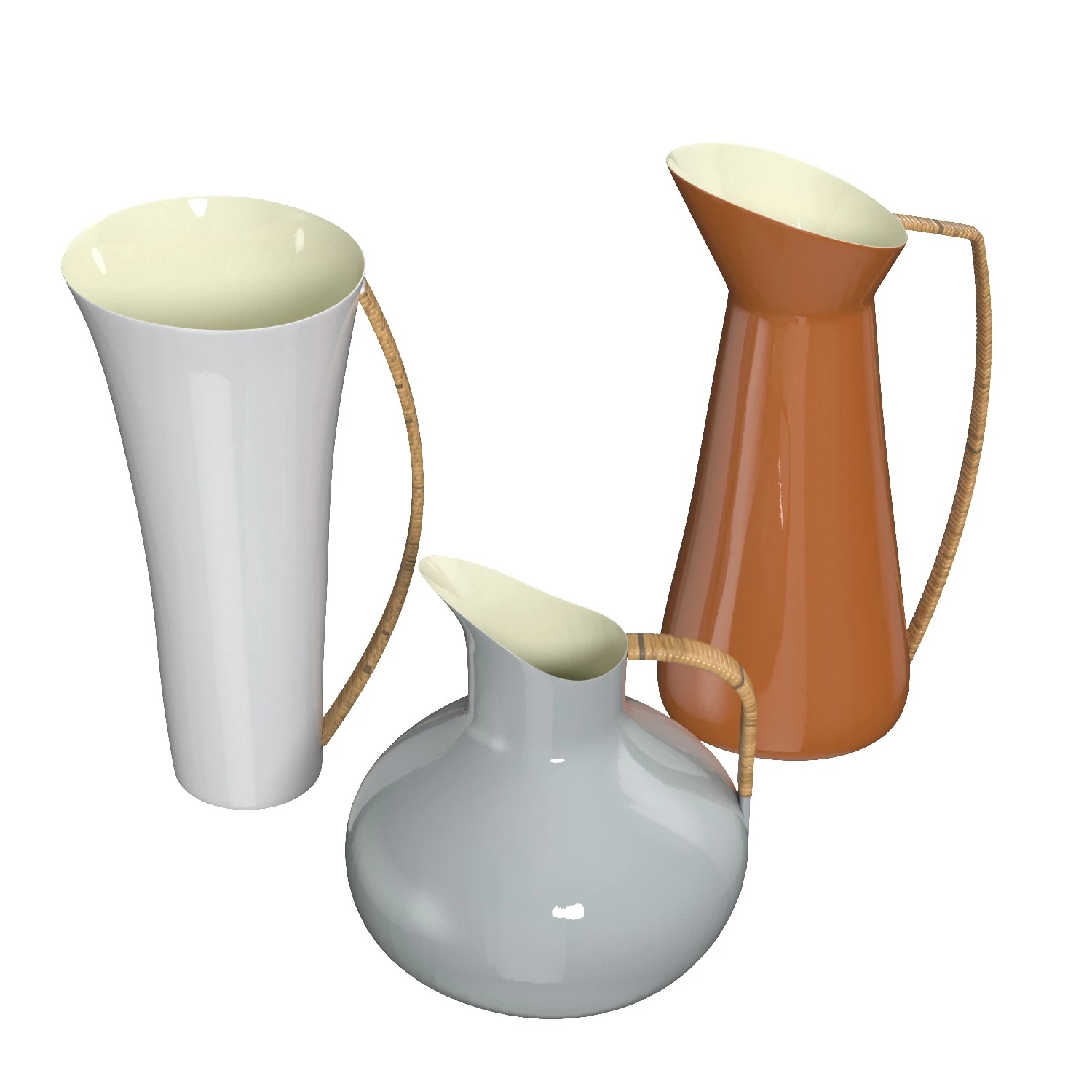 Martine Enamel Pitcher Martine Enamel Pitcher PBR 3D Model_04