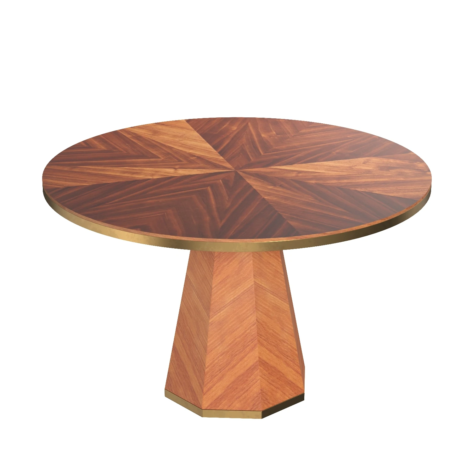 Quillen Marquetry Dining Table PBR 3D Model_06