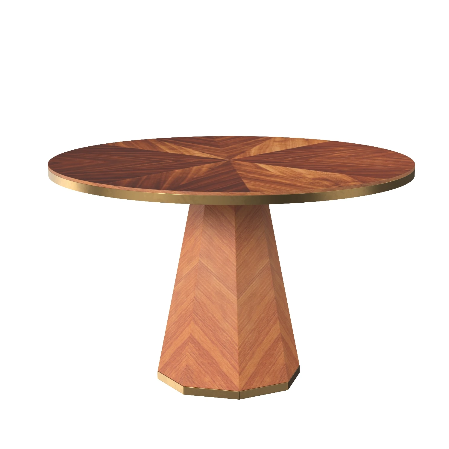 Quillen Marquetry Dining Table PBR 3D Model_01