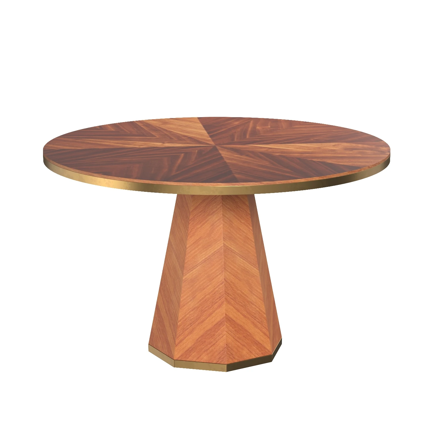 Quillen Marquetry Dining Table PBR 3D Model_03