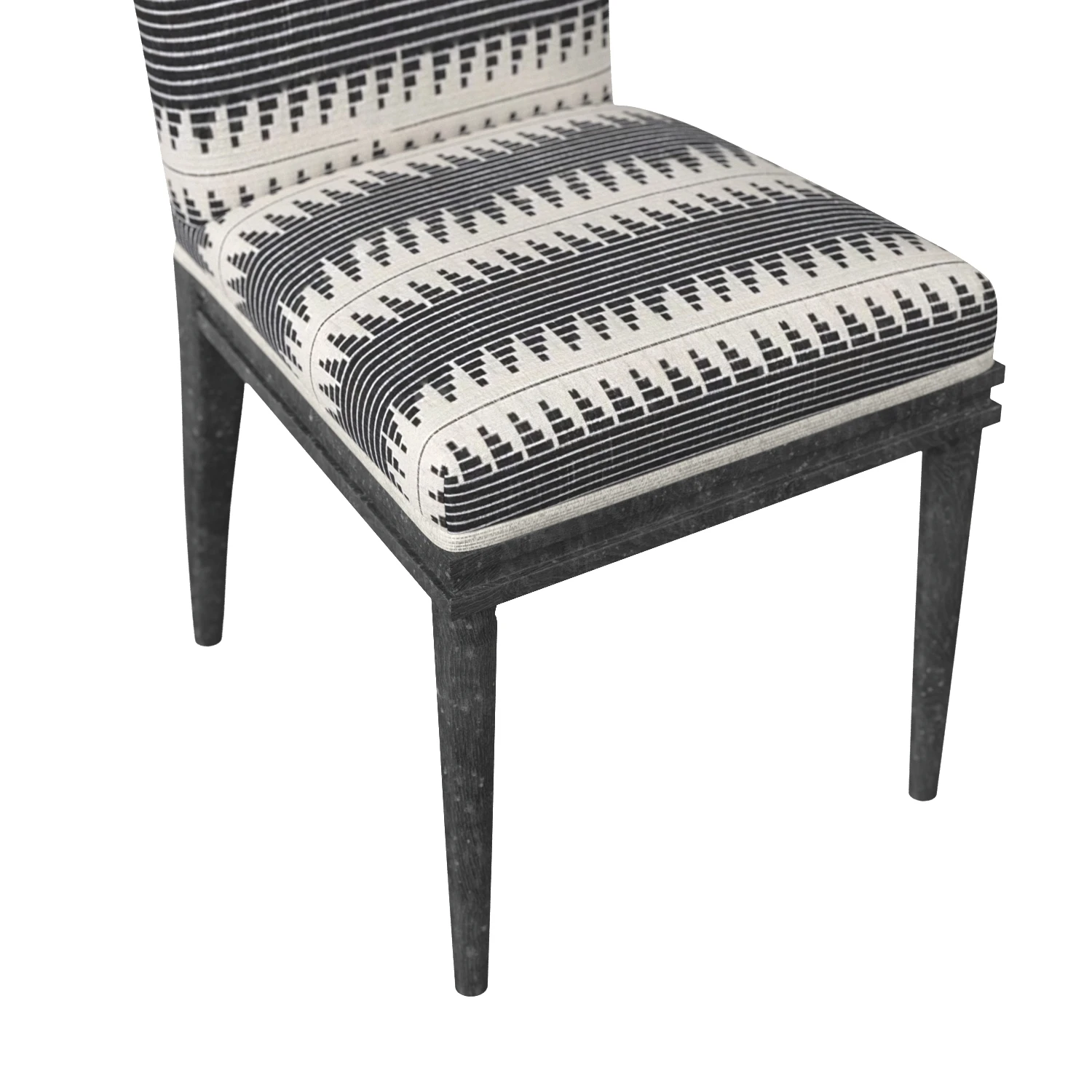 Suren Stripe Elza Dining Chair PBR 3D Model_05