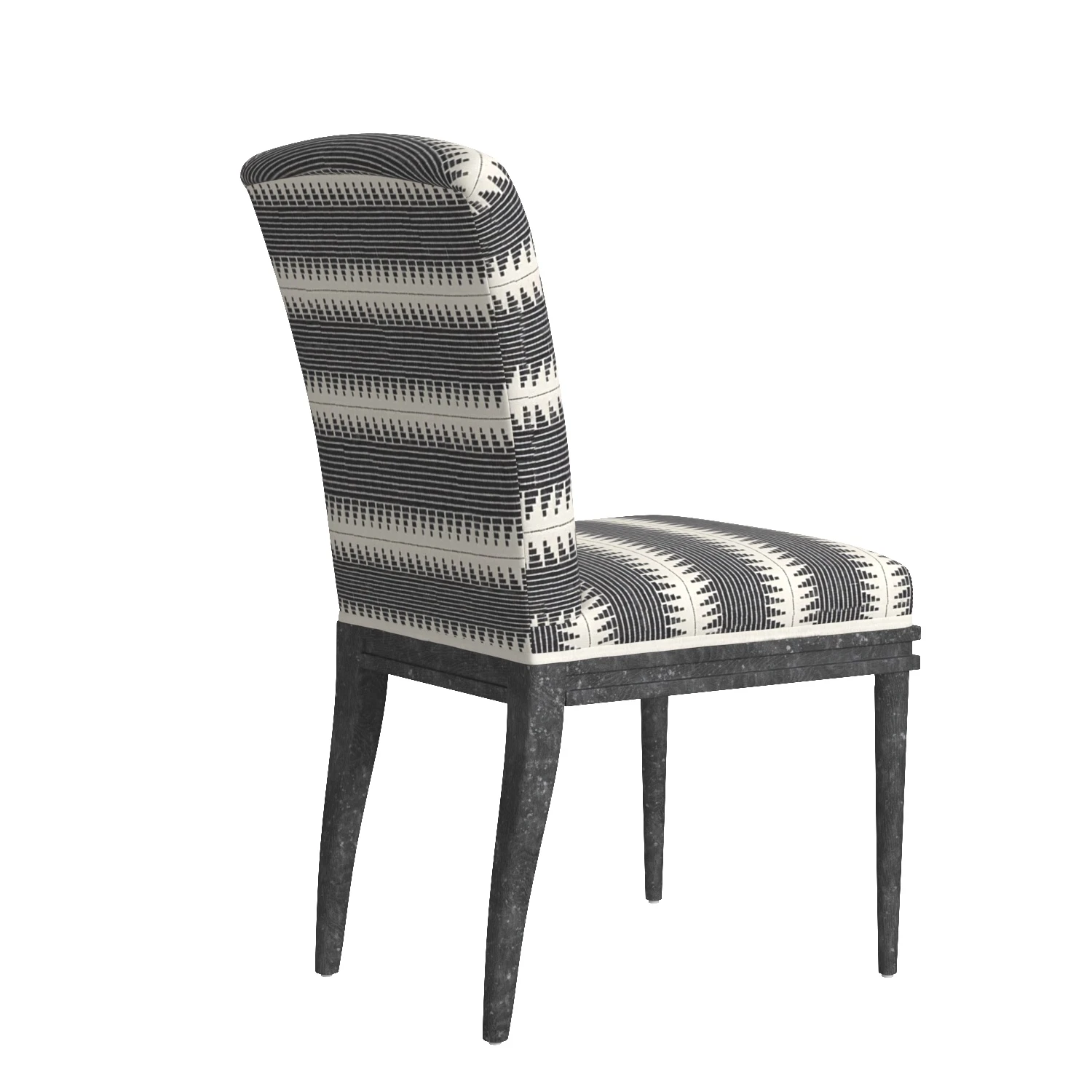 Suren Stripe Elza Dining Chair PBR 3D Model_06