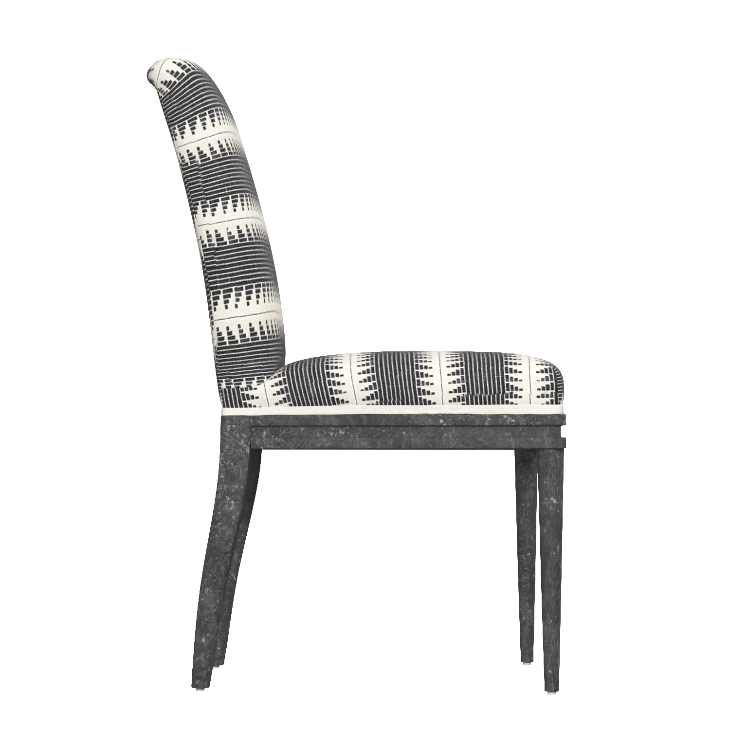 Suren Stripe Elza Dining Chair PBR 3D Model_03