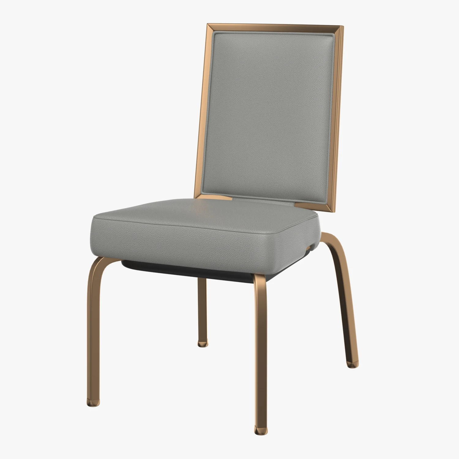 Conference Leather Banquet Chair 3D Model_01