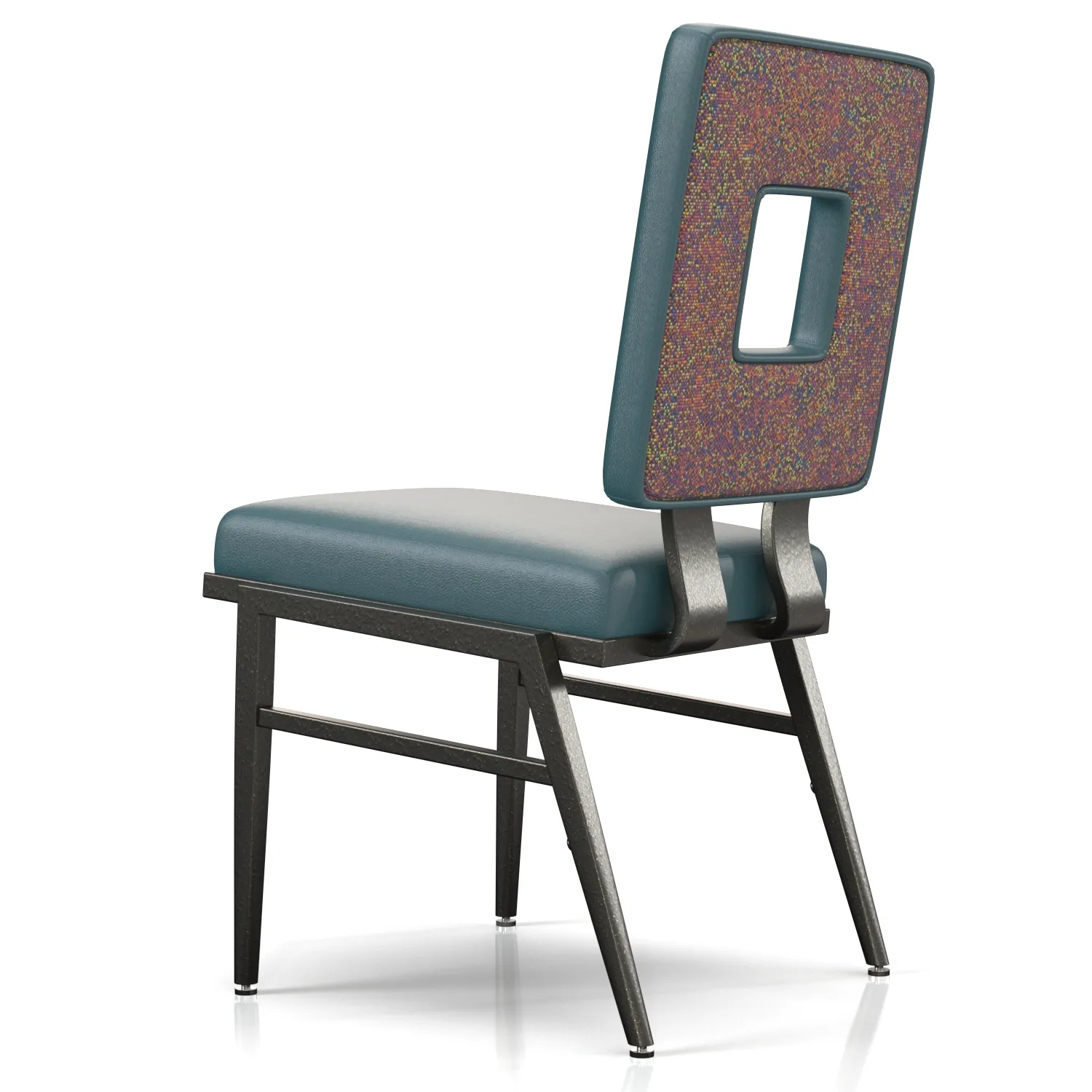 Kay Lang Stacking Chairs PBR 3D Model_04