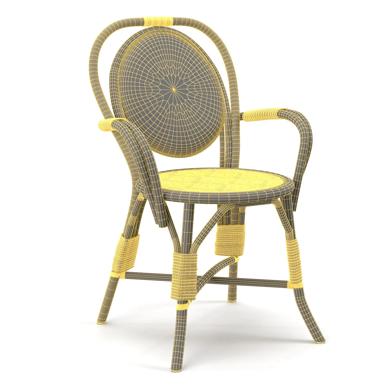 Ong Shunmugam Dining Chair PBR 3D Model_07