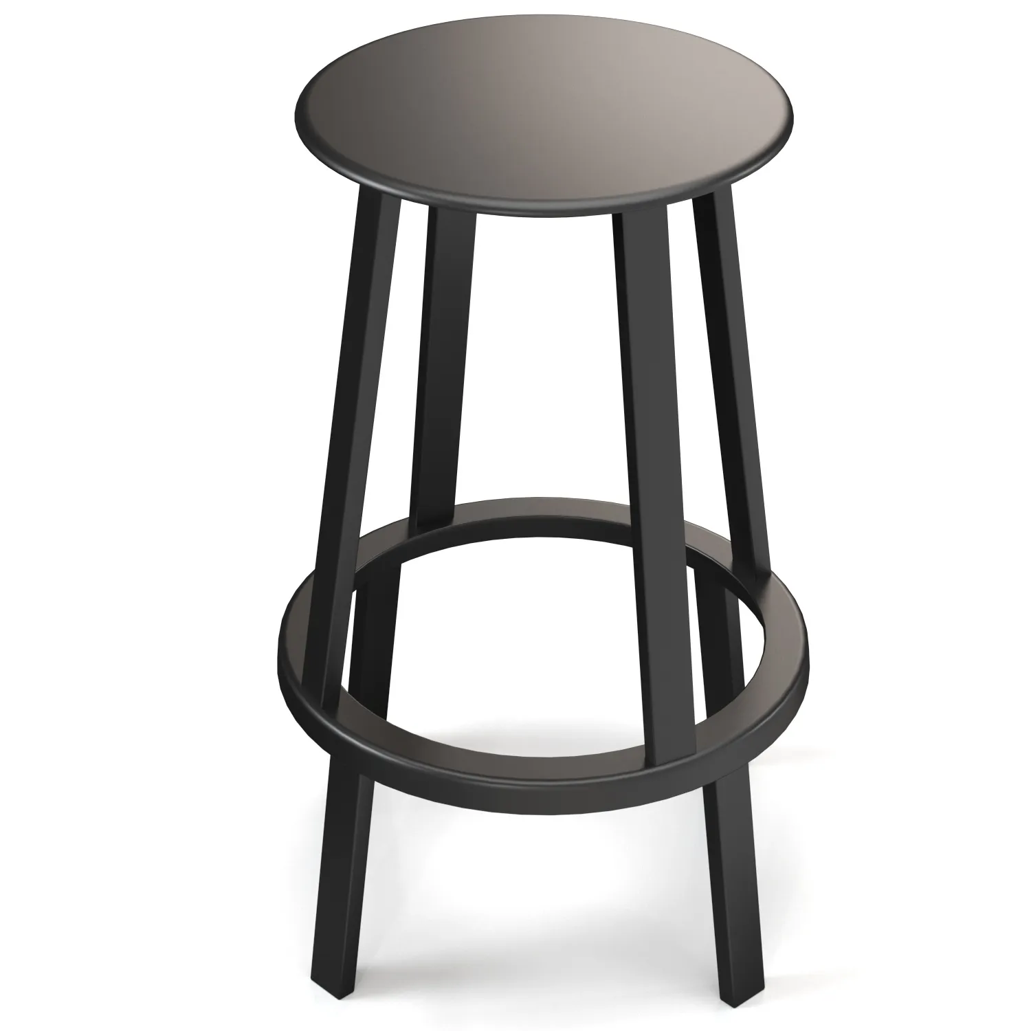 Revolver Bar Stool PBR 3D Model_04