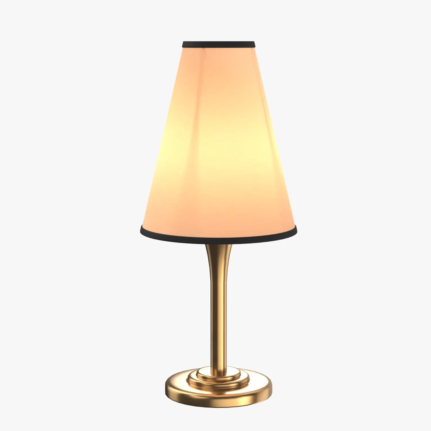 Table Lamp On Bar Banquette PBR 3D Model_04