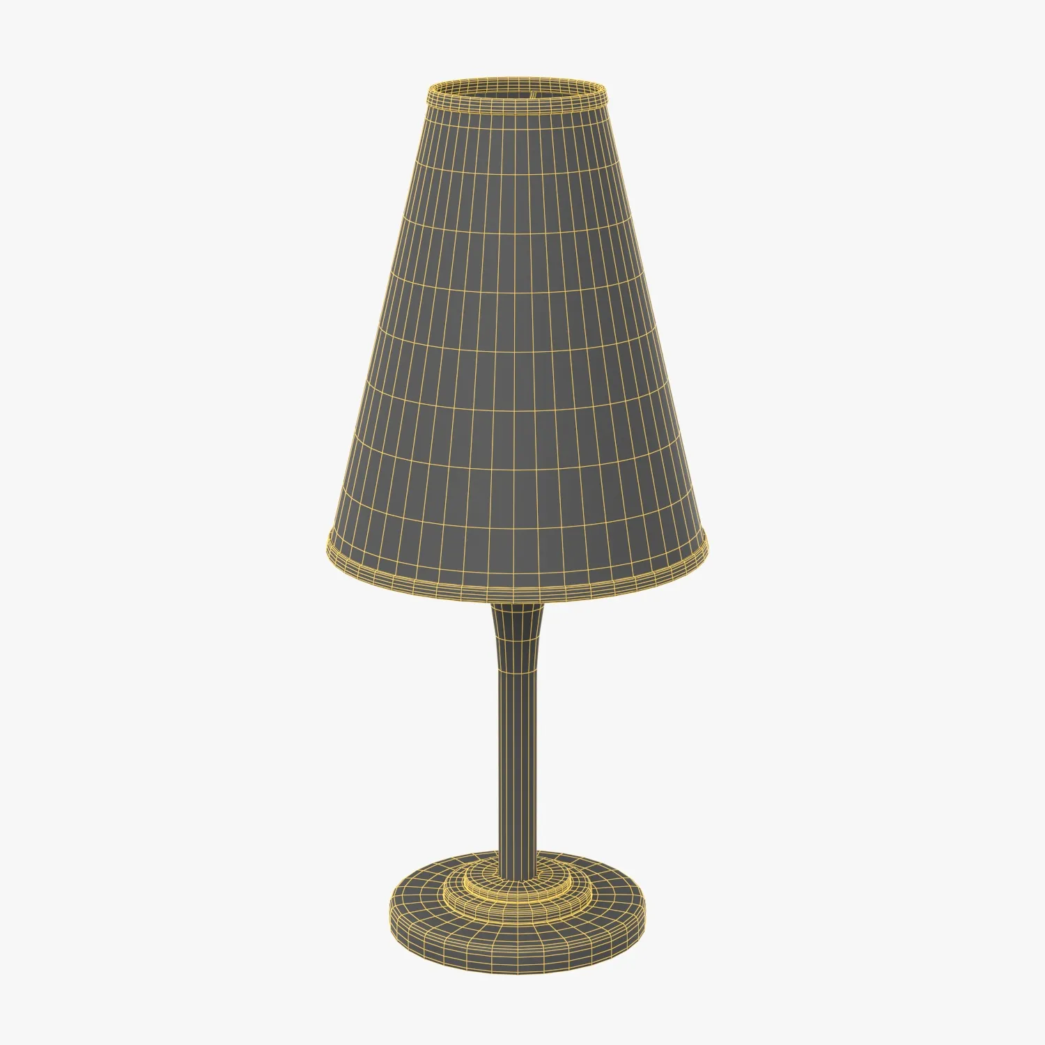 Table Lamp On Bar Banquette PBR 3D Model_07