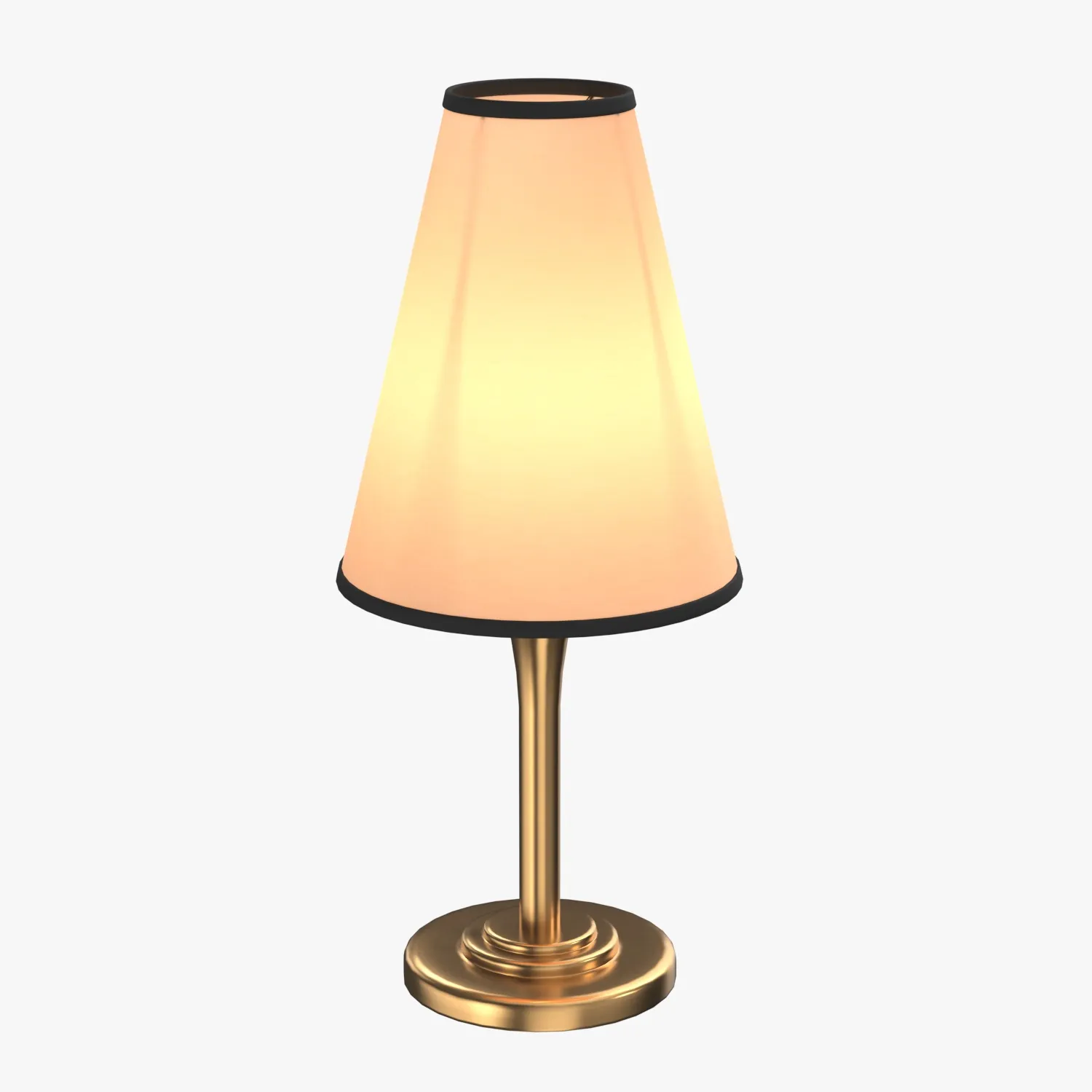 Table Lamp On Bar Banquette PBR 3D Model_06