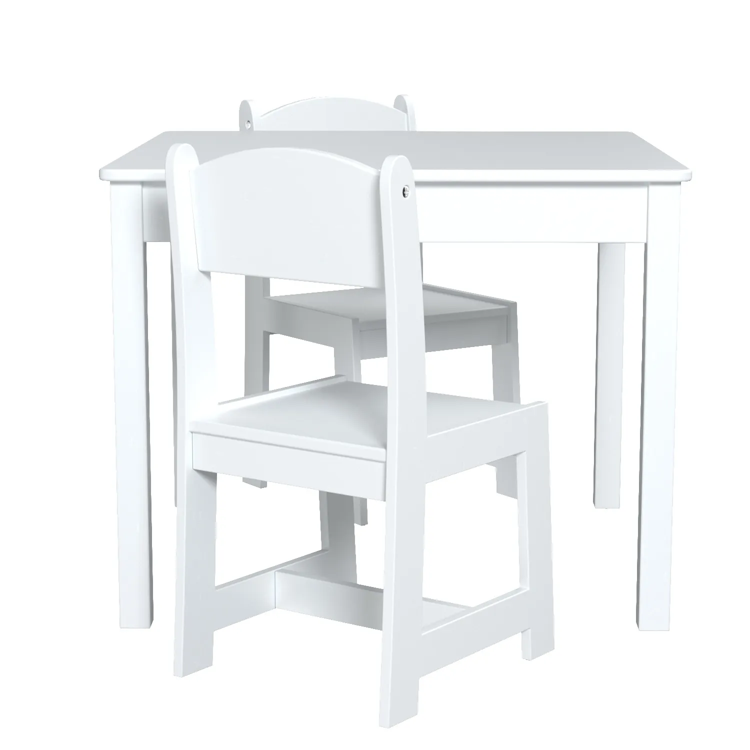 Delta Children Mysize Kids Wood Table And Chair PBR 3D Model_03