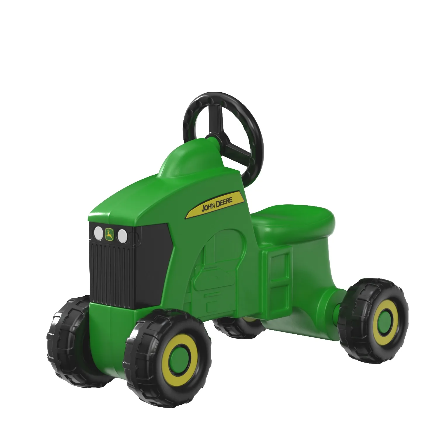 John Deere Ride On Toys Sit N Scoot Activity Tractor PBR 3D Model_01