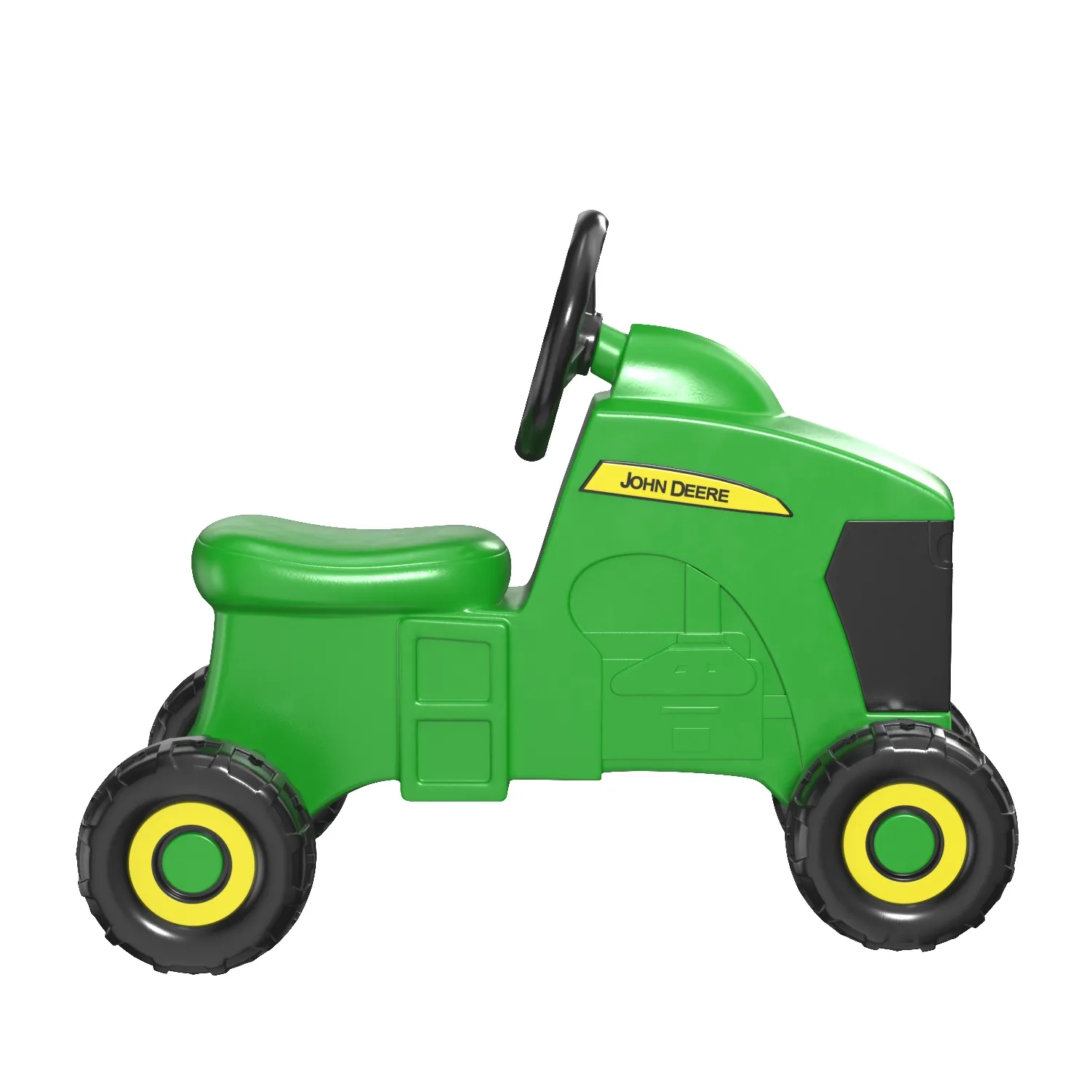 John Deere Ride On Toys Sit N Scoot Activity Tractor PBR 3D Model_03
