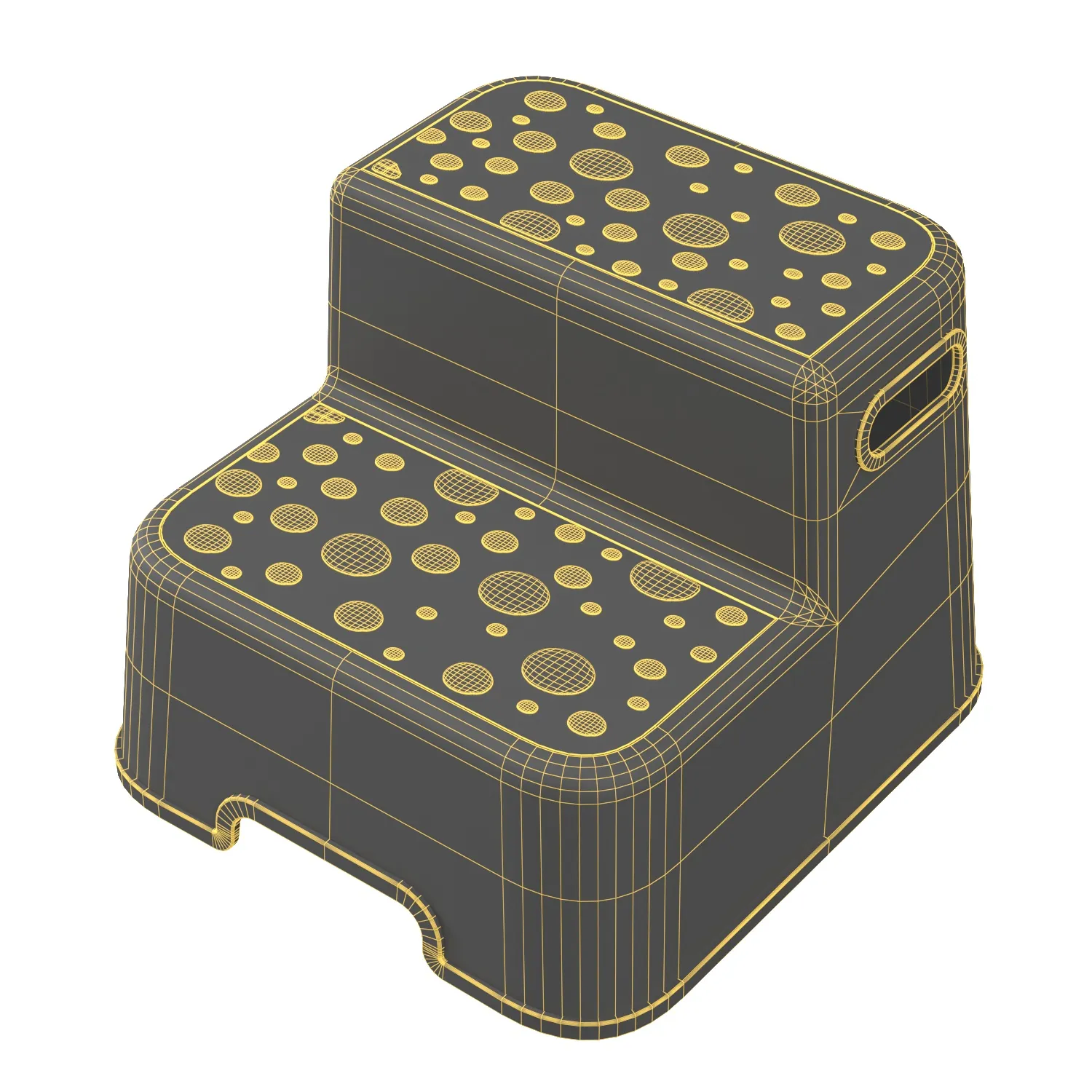 Uncle Wu Kids Step Stool PBR 3D Model_07