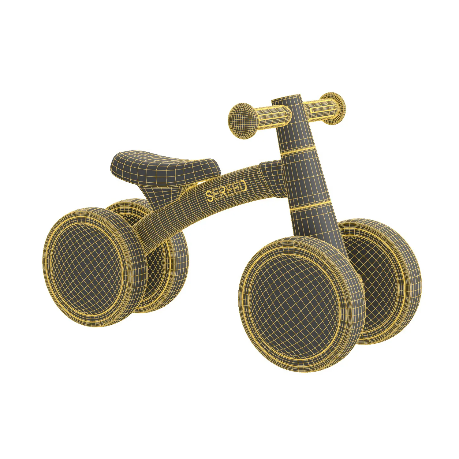 Sereed Baby Balance Bike PBR 3D Model_07