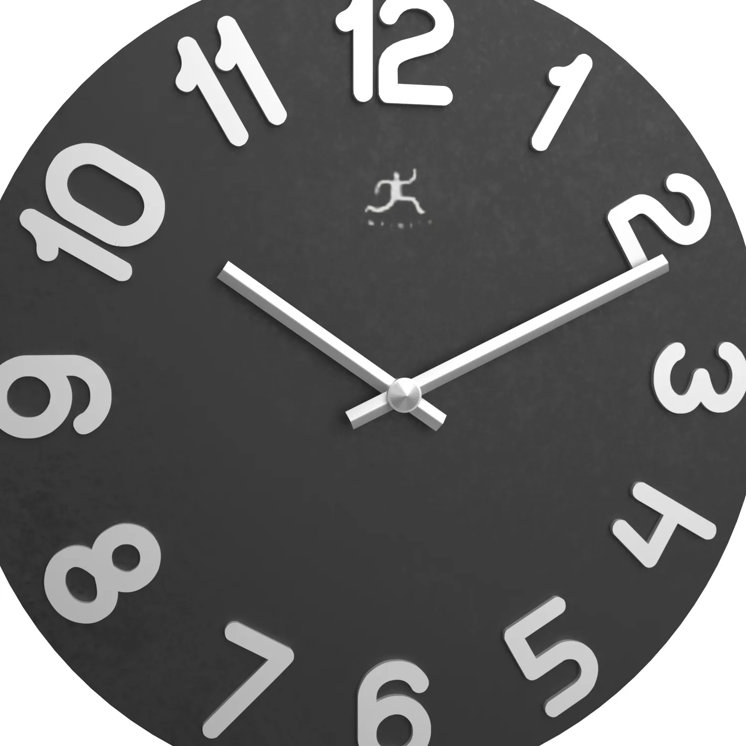 Infinity Simple Black Wall Clock PBR 3D Model_05