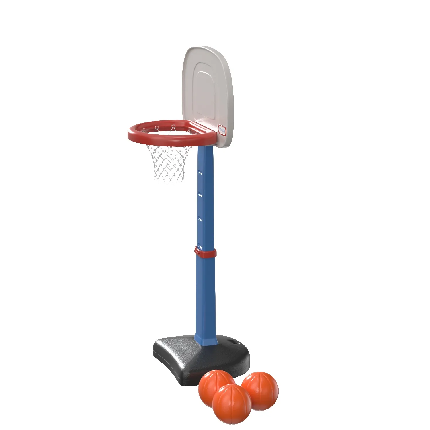 Little Tikes Easy Score 3 Balls Basketball PBR 3D Model_03