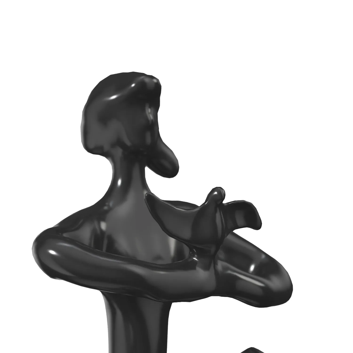 Woman sculpture PBR 3D Model_05