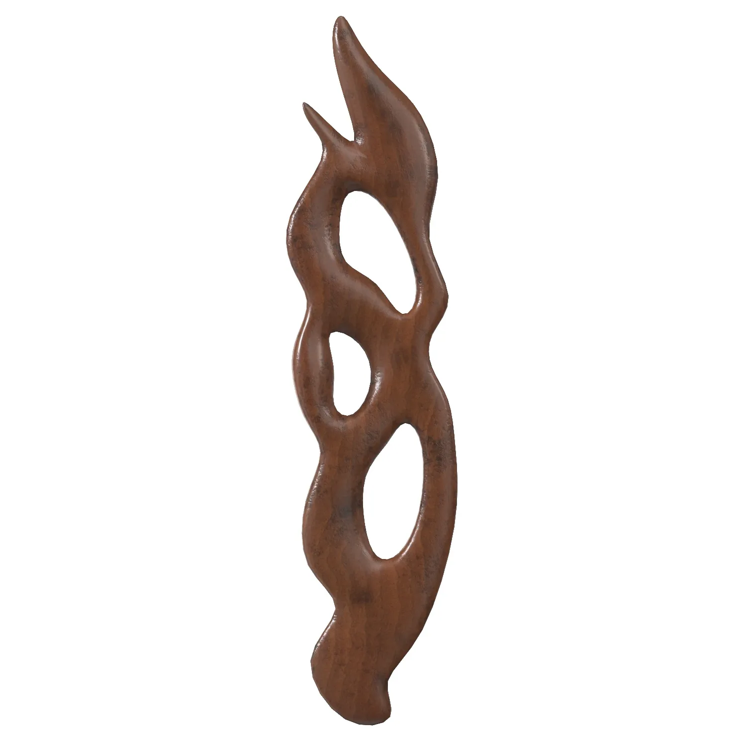 Wood sculpture wall PBR 3D Model_05