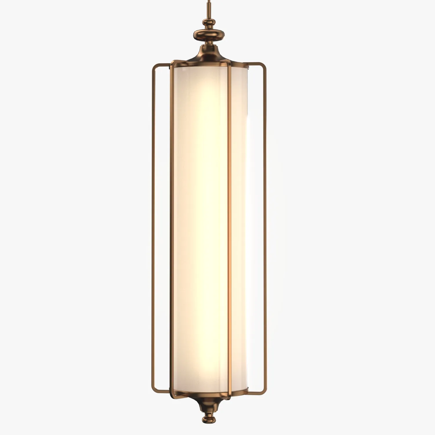 Brass Cage Palmer Pendant Light 3D Model_04