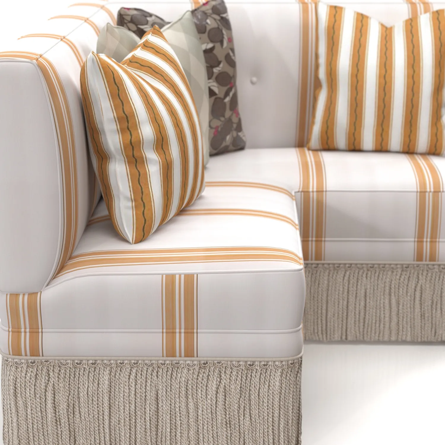 Brentwood Stripe Linen Banquette 3D Model_05