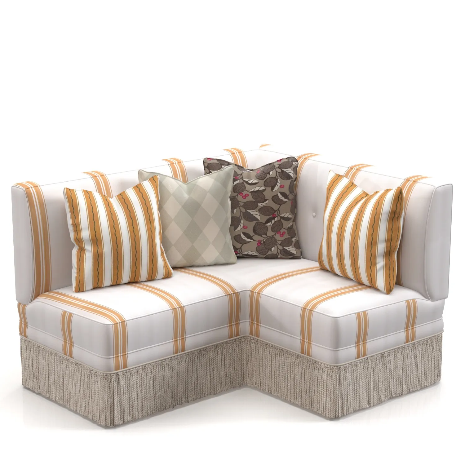 Brentwood Stripe Linen Banquette 3D Model_04