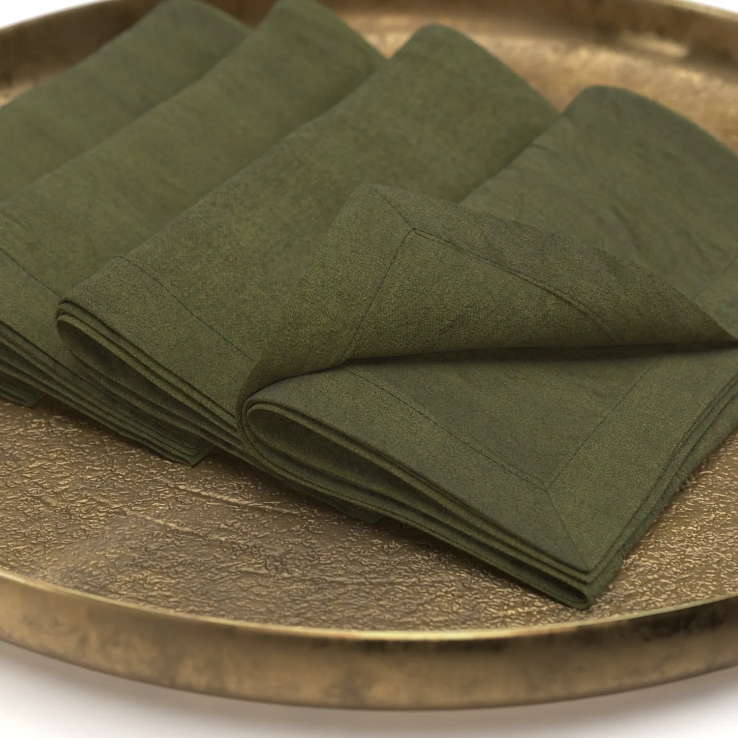 Softened Linen Napkin PBR 3D Model_05