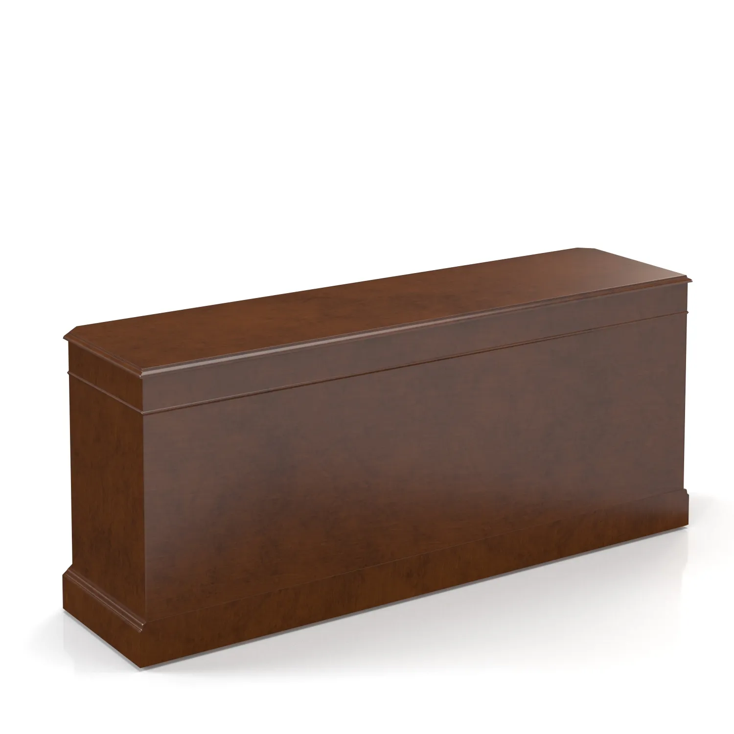 Solid Sheesham Wood Sideboard PBR 3D Model_06