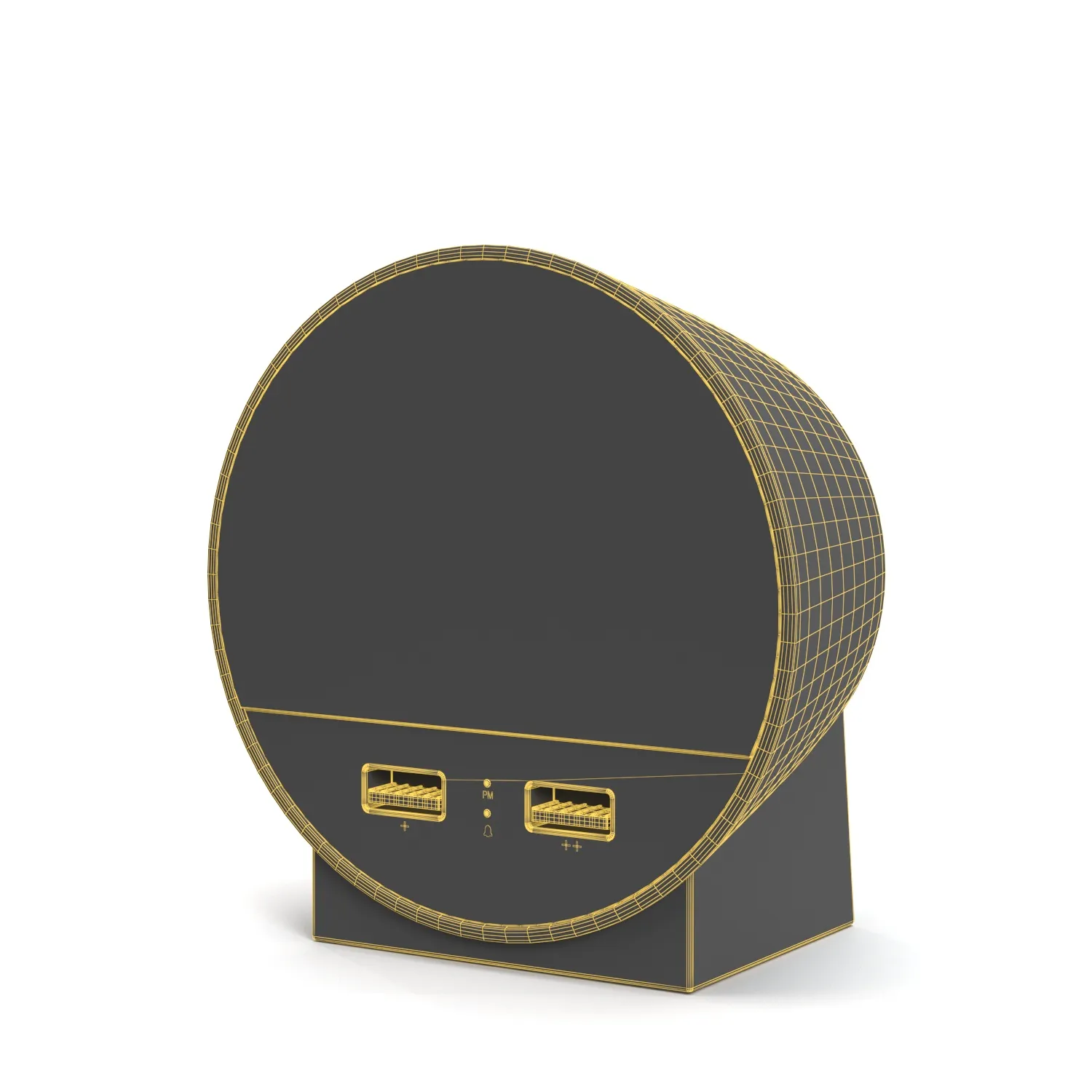 Station O Alarm Clock With Usb Ports 3D Model_07