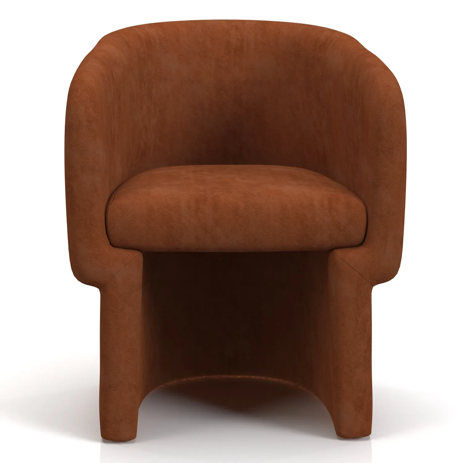 Verge Fabric Upholstered Armchair 3D Model_01