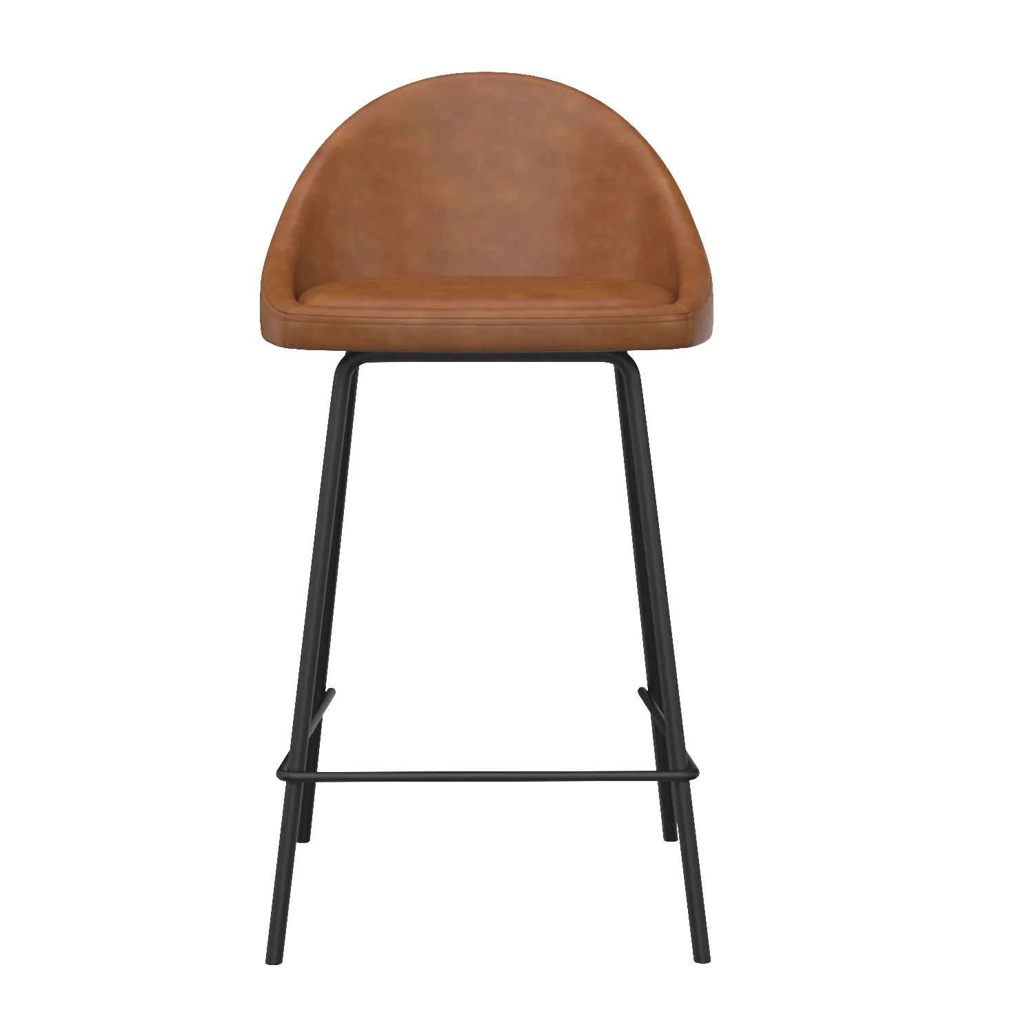 Vintage Honey Tan Holmes Bar And Counter Stool 3D Model_01