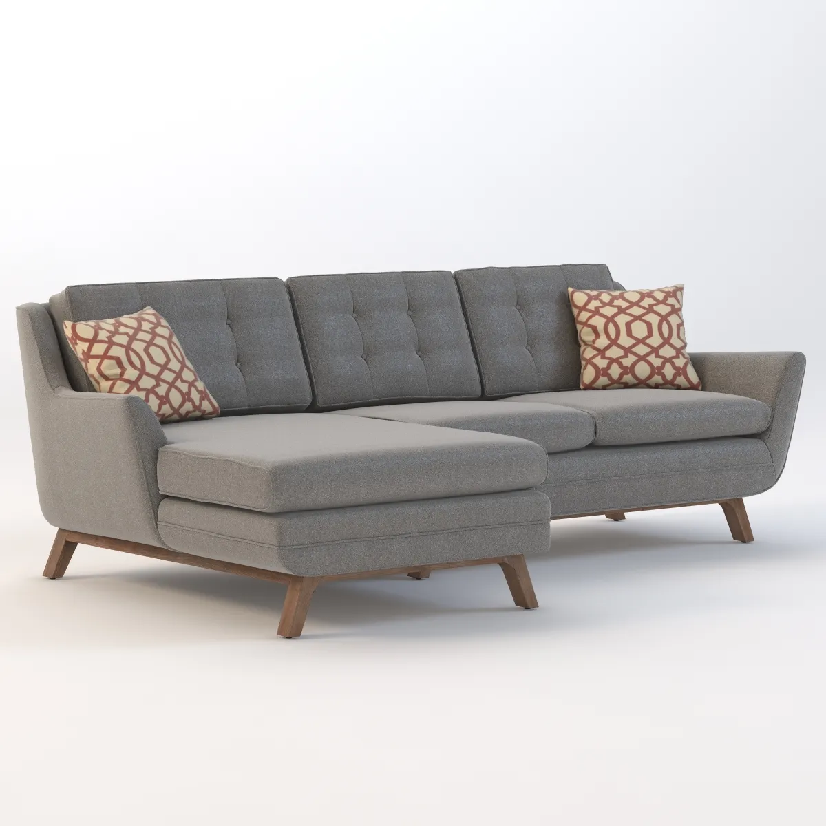 Joybird Eastwood Sectional Chaise 3D Model_01