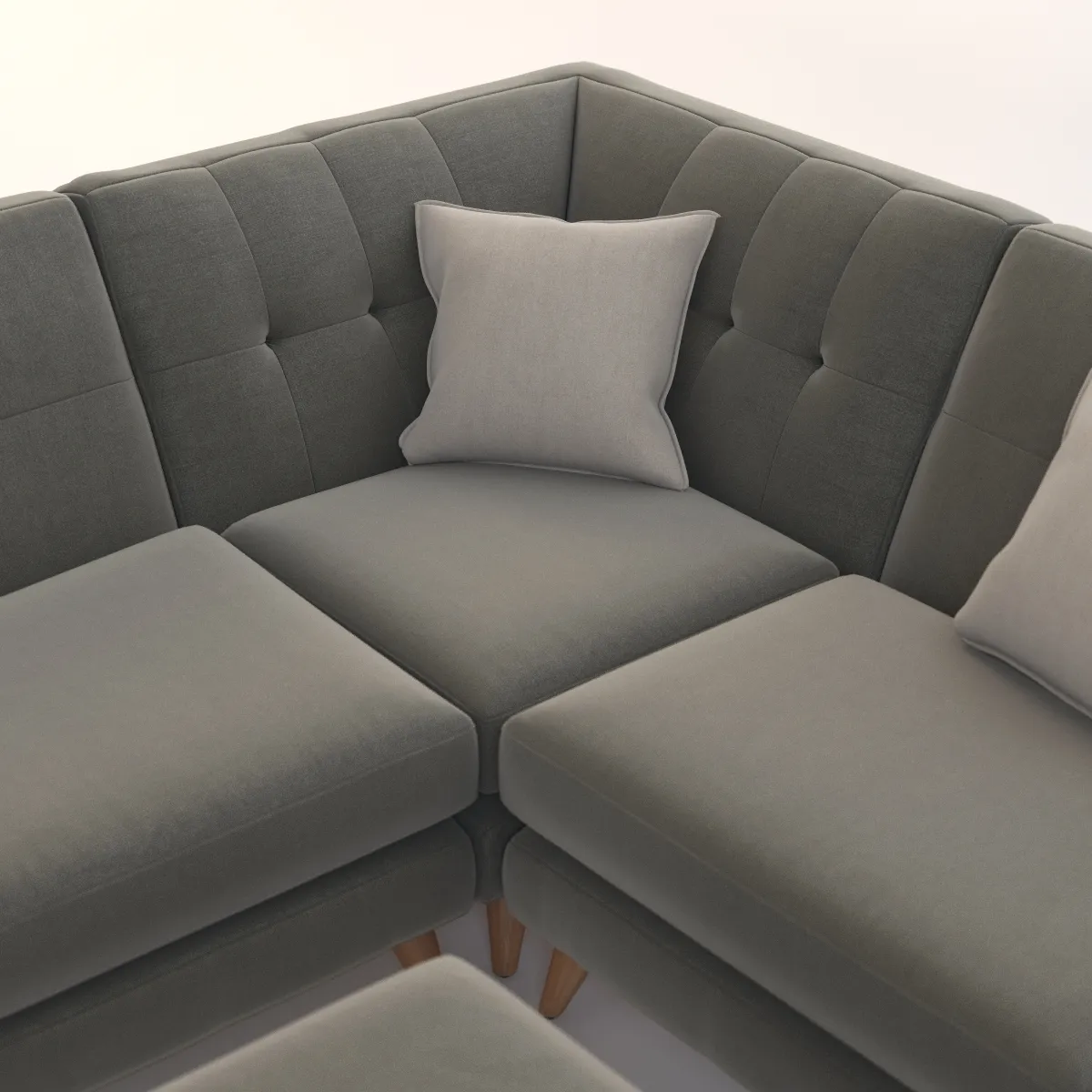 Joybird Hughes Corner sectional Sofa 3D Model_06