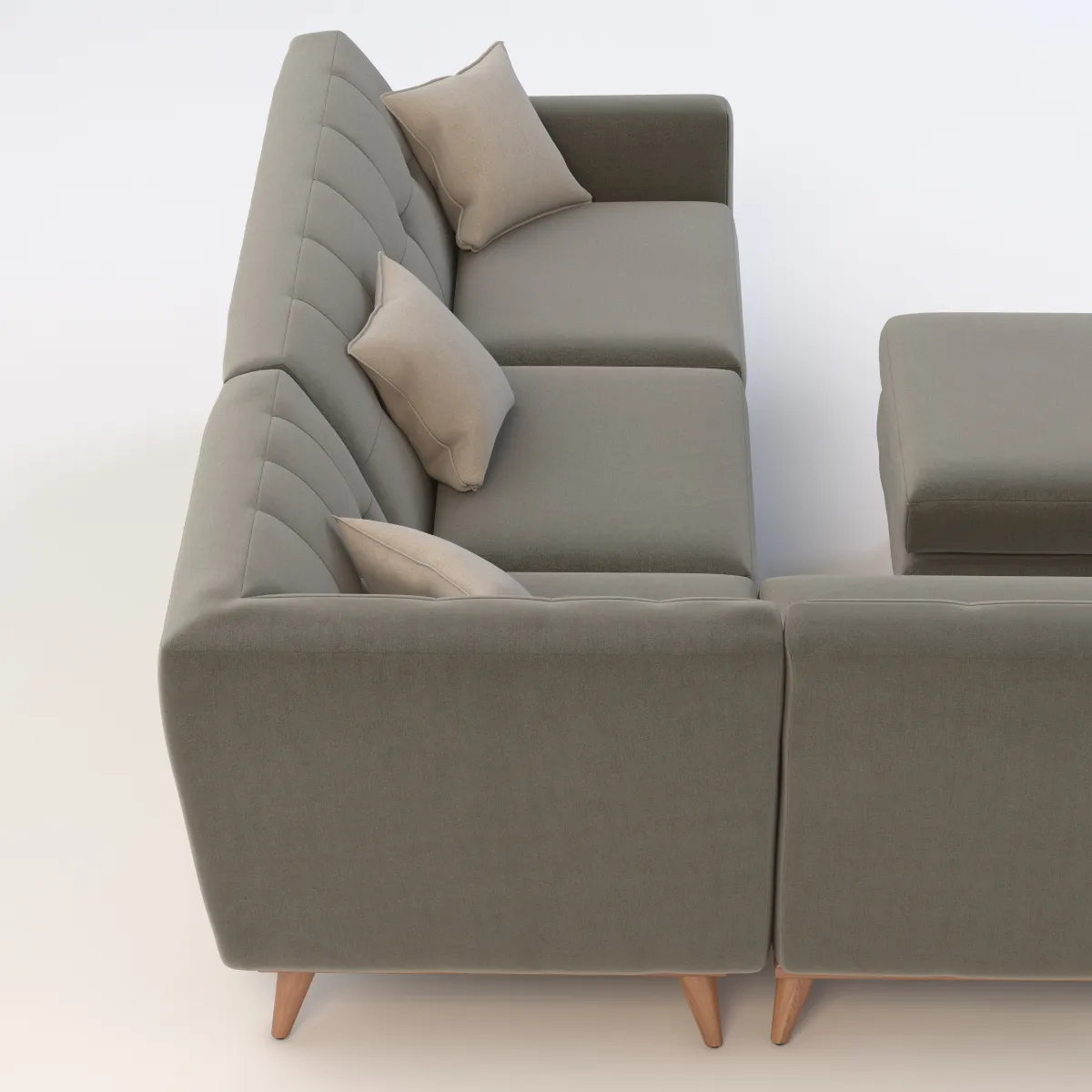 Joybird Hughes Corner sectional Sofa 3D Model_04