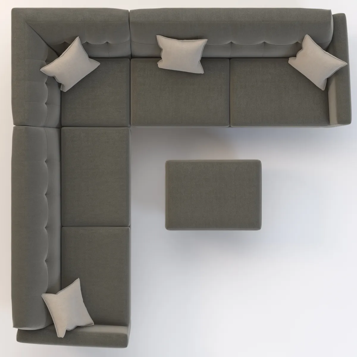 Joybird Hughes Corner sectional Sofa 3D Model_09