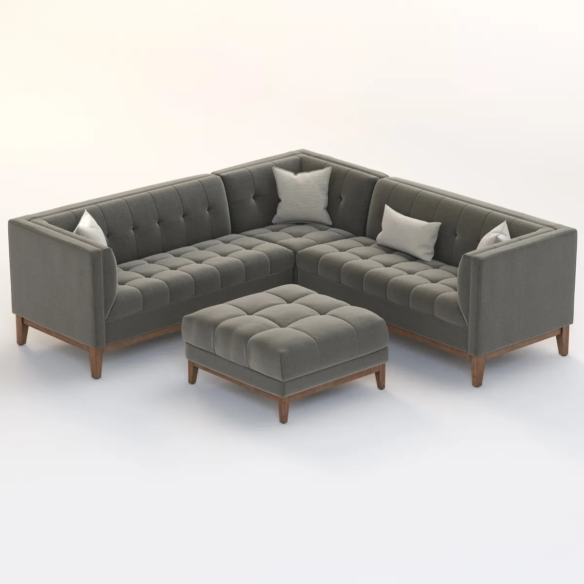 Gus Modern Atwood Corner Sectional Sofa 3D Model_09