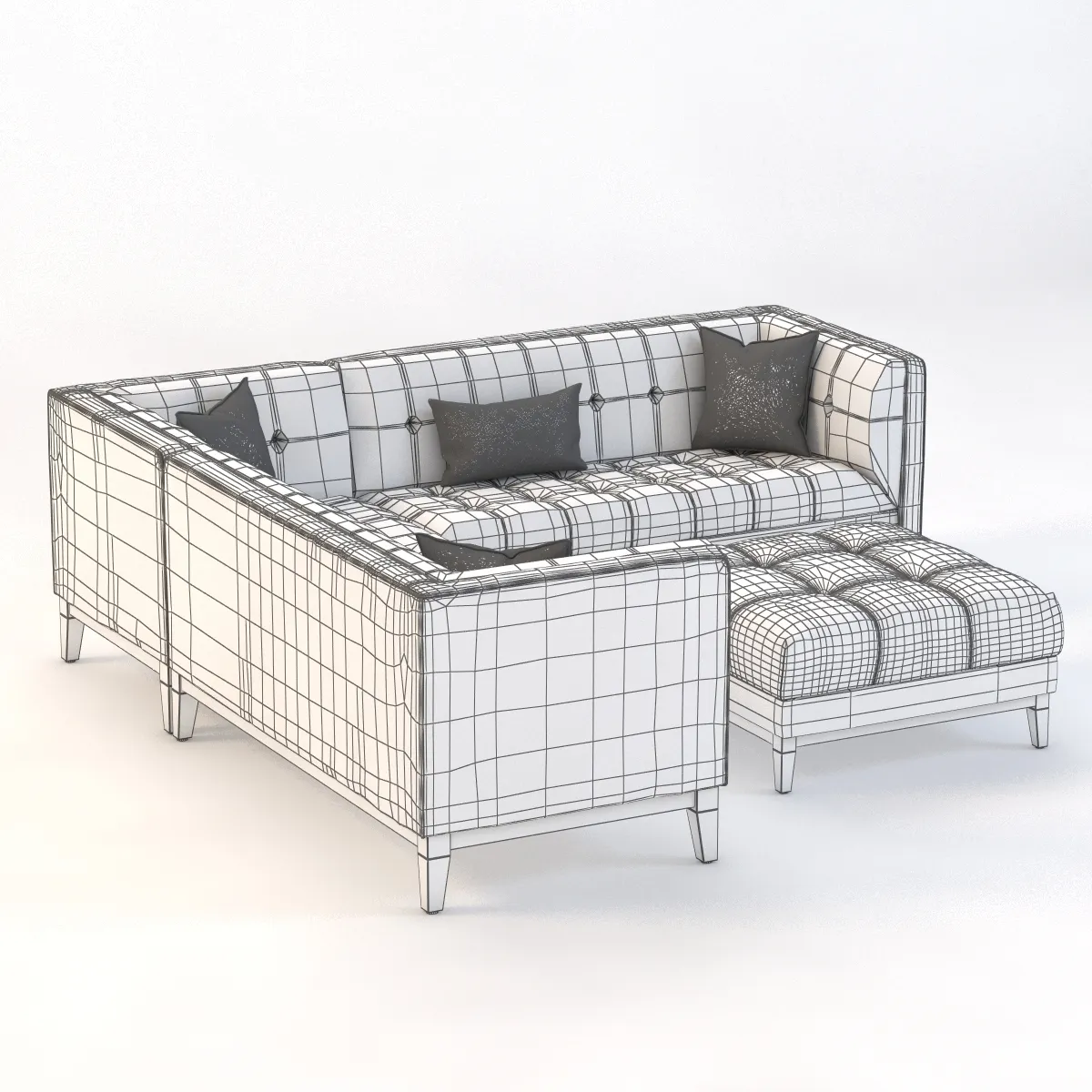 Gus Modern Atwood Corner Sectional Sofa 3D Model_011