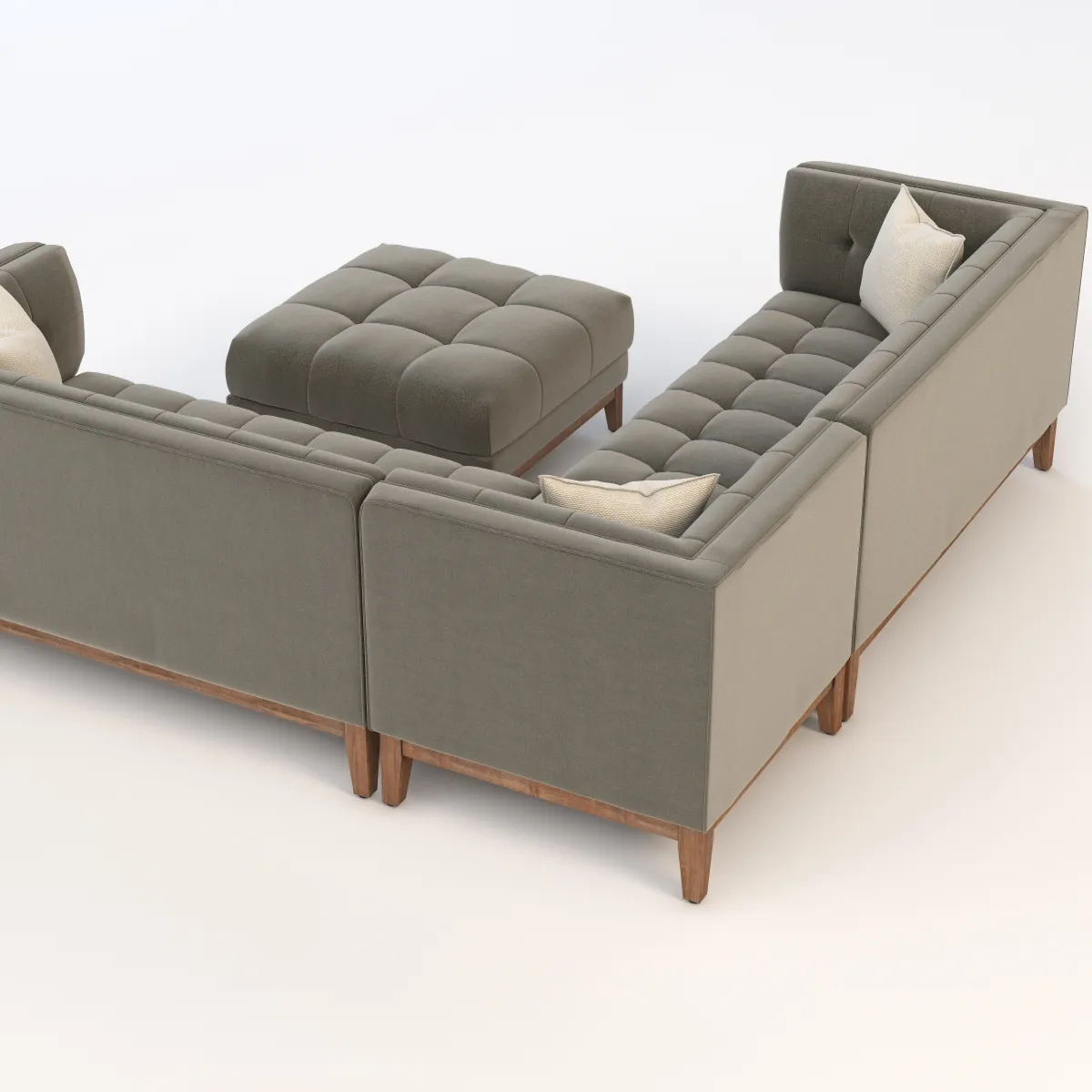 Gus Modern Atwood Corner Sectional Sofa 3D Model_07