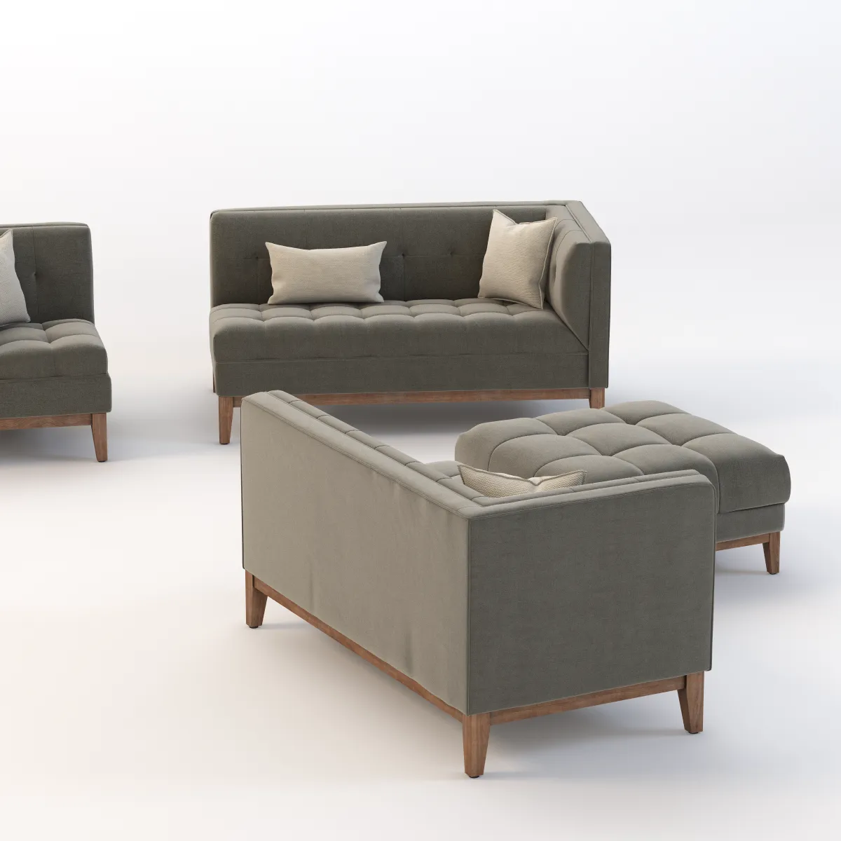 Gus Modern Atwood Corner Sectional Sofa 3D Model_05