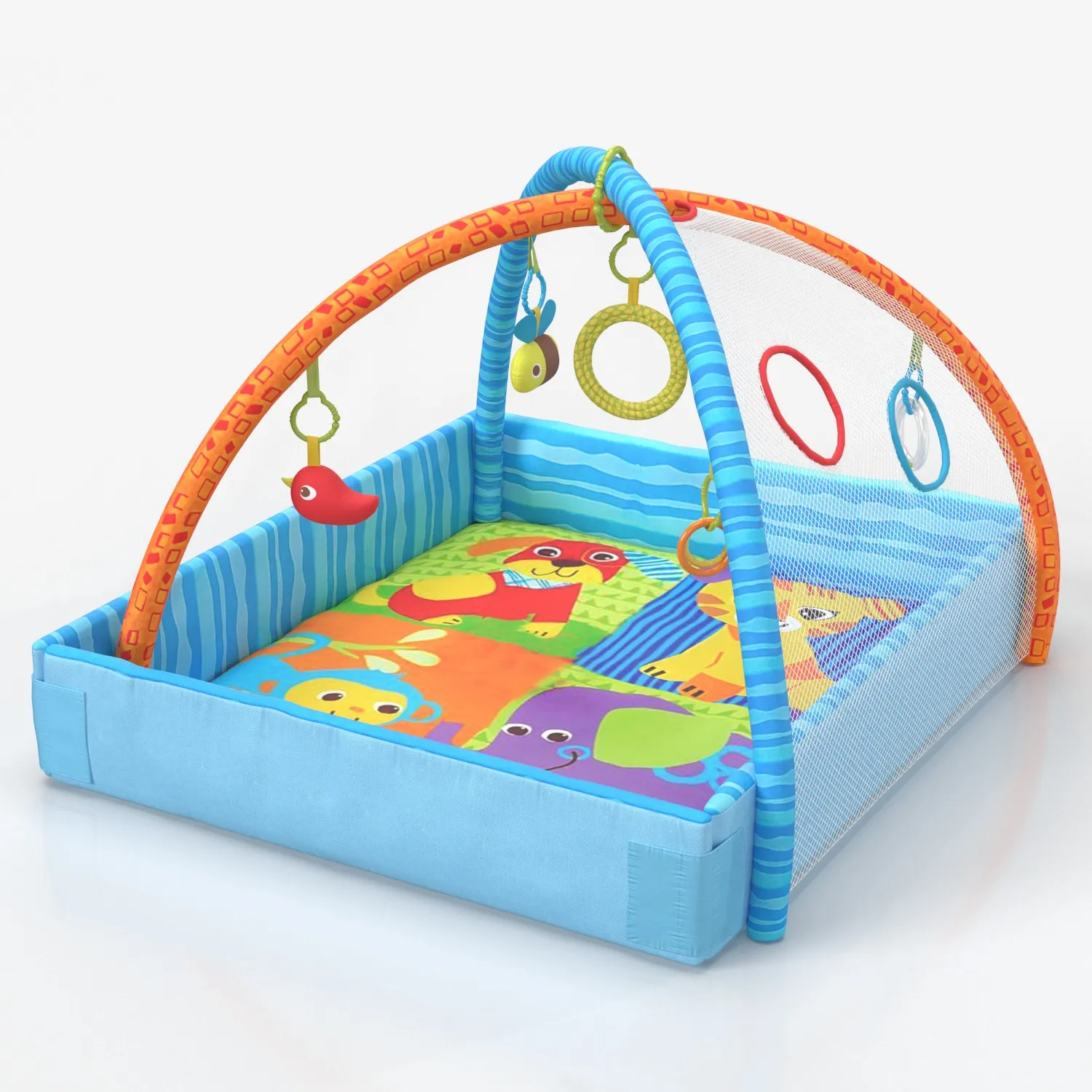 Bruin Playgym PBR 3D Model_06