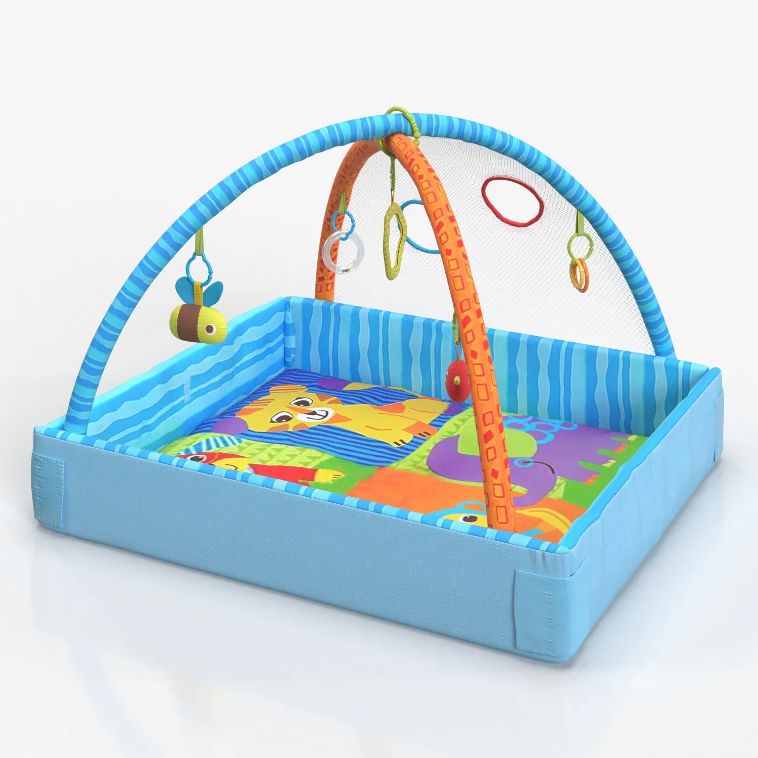 Bruin Playgym PBR 3D Model_01