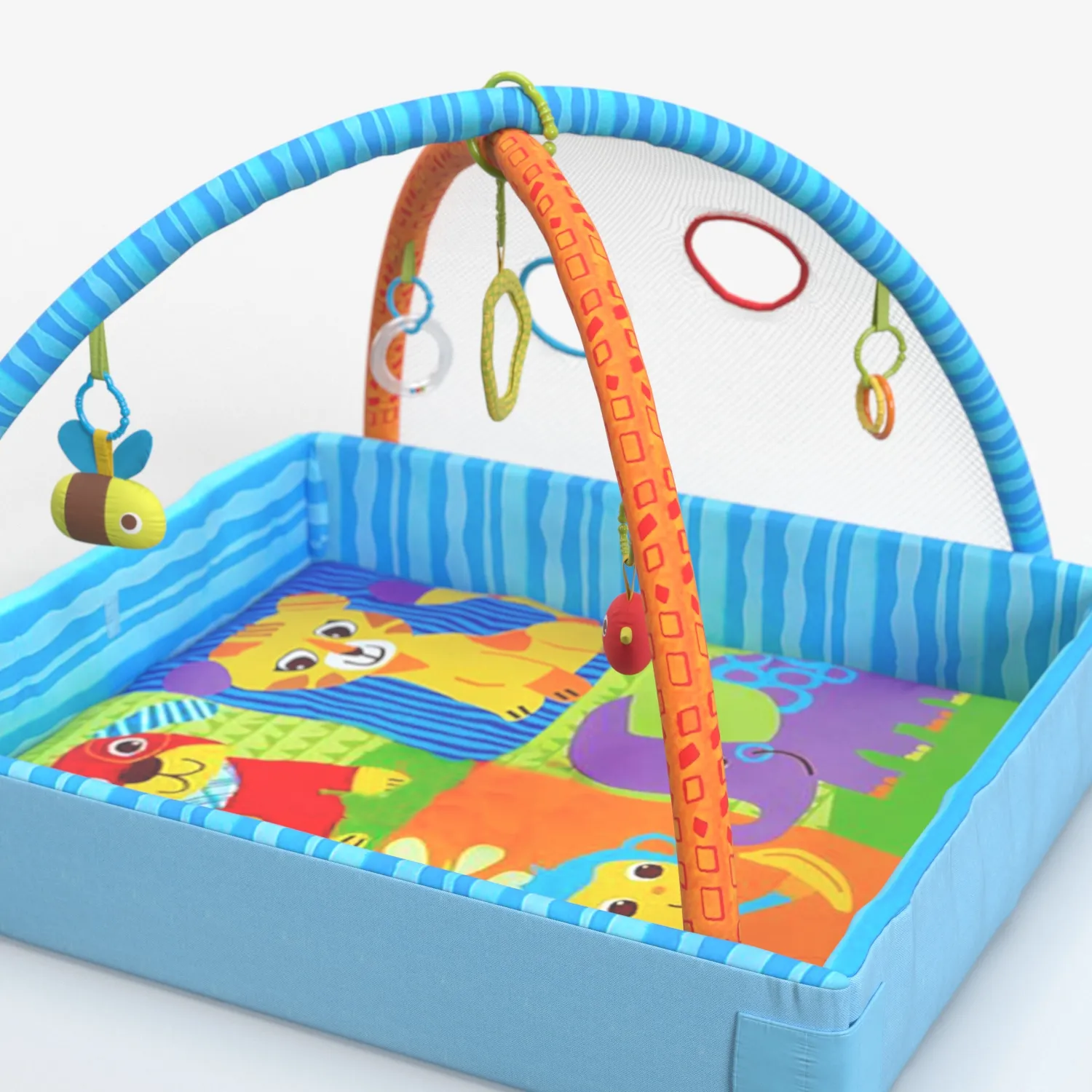 Bruin Playgym PBR 3D Model_05