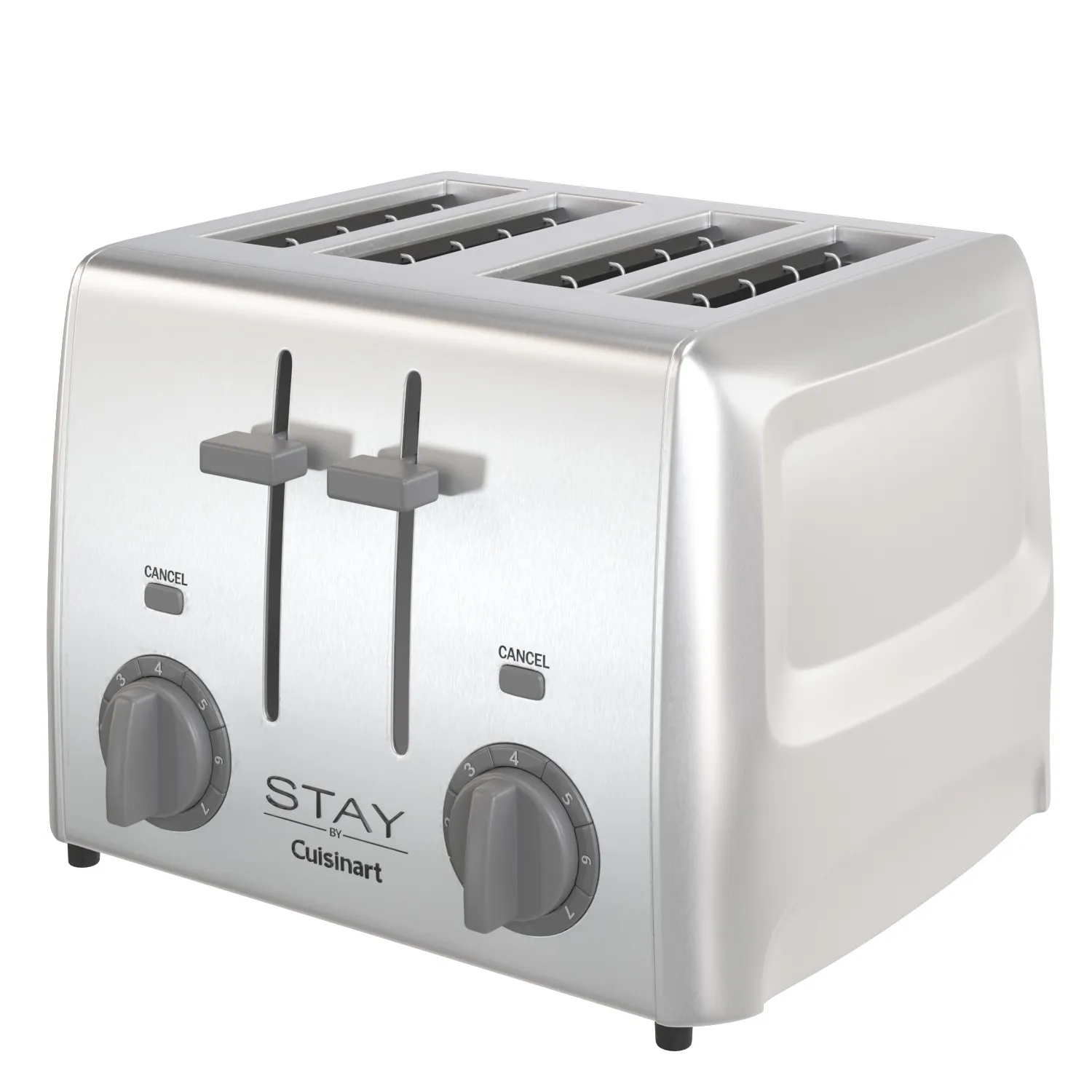 Cuisinart WST480 4 Slice Stainless Steel Toaster PBR 3D Model_01