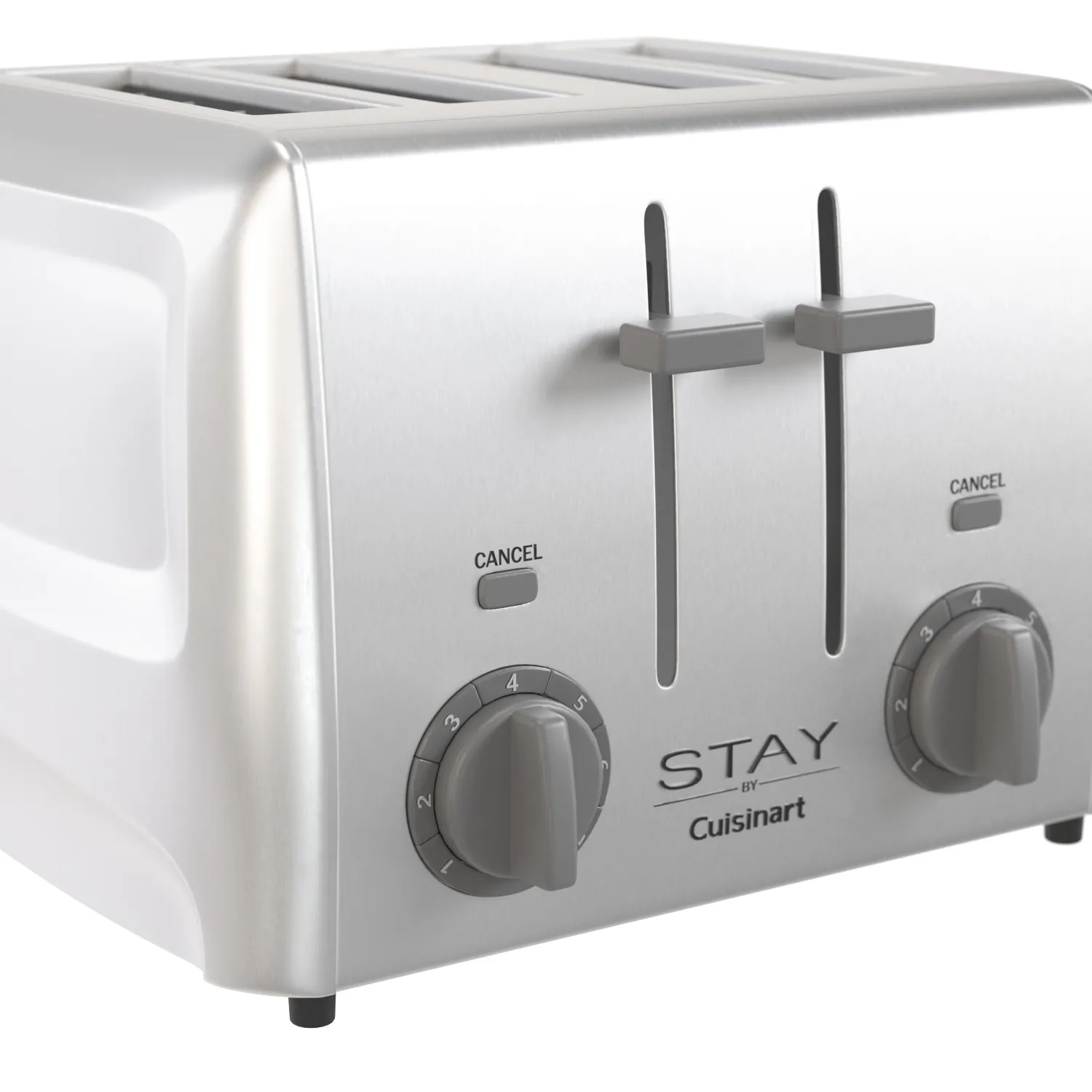 Cuisinart WST480 4 Slice Stainless Steel Toaster PBR 3D Model_05