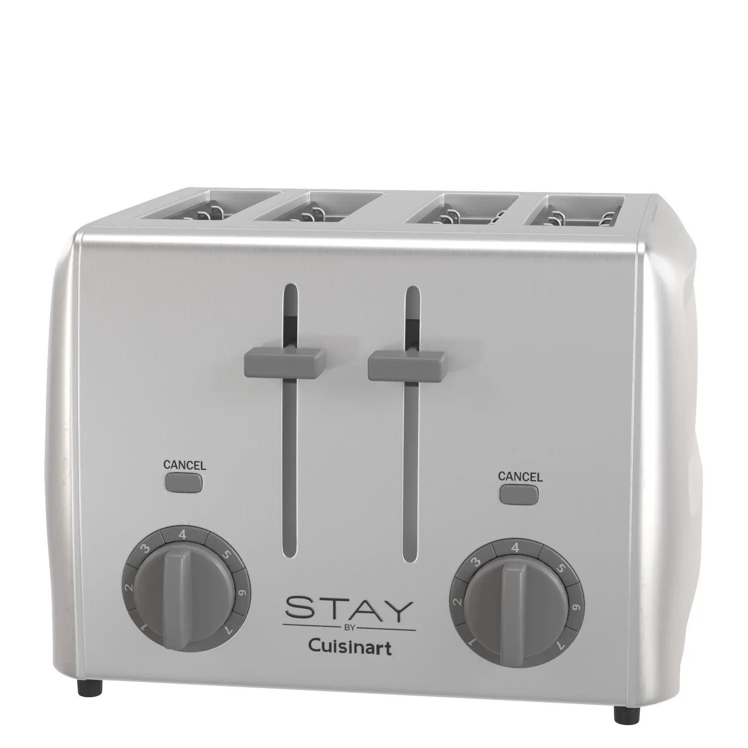 Cuisinart WST480 4 Slice Stainless Steel Toaster PBR 3D Model_04