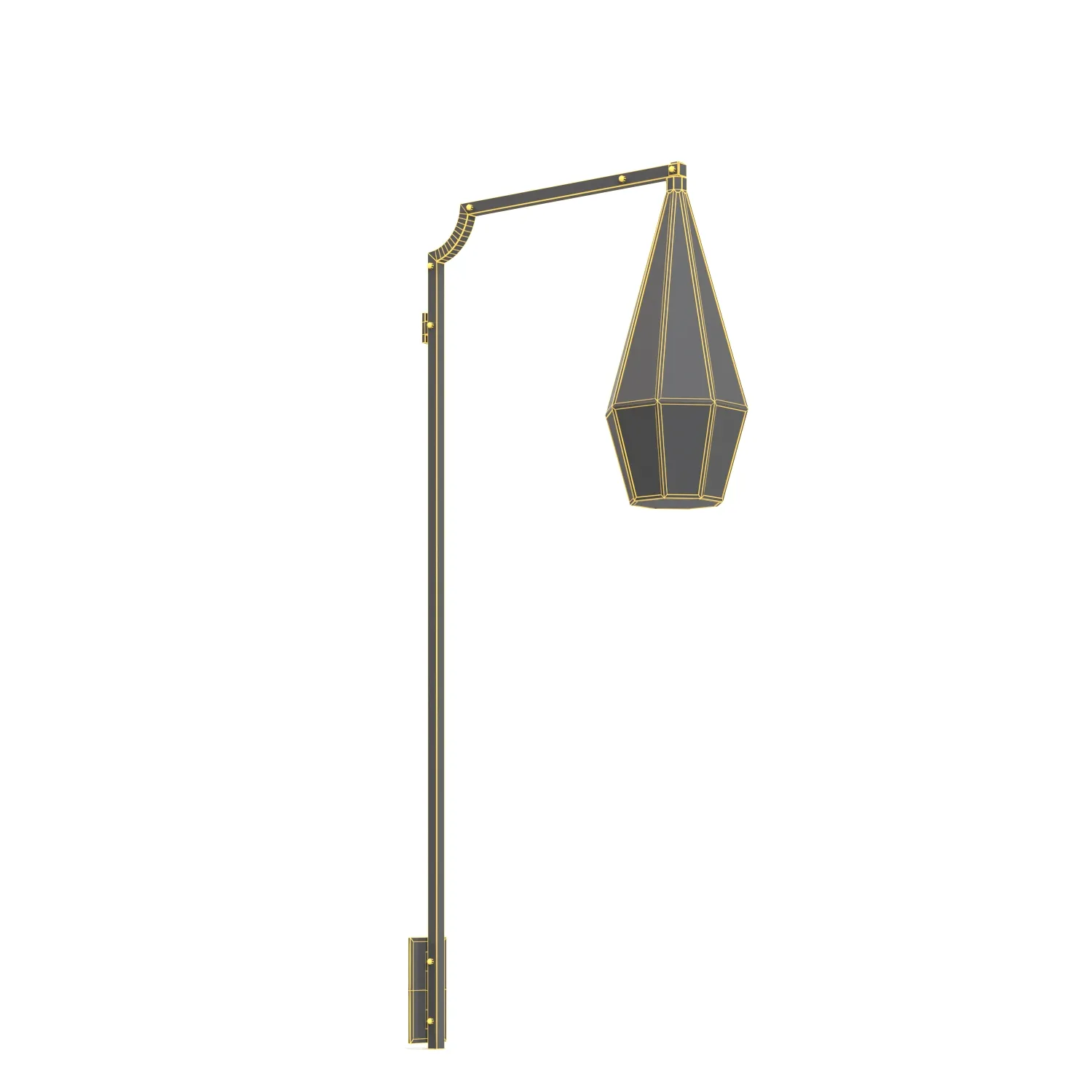 Exterior Street Lamp Light PBR 3D Model_07