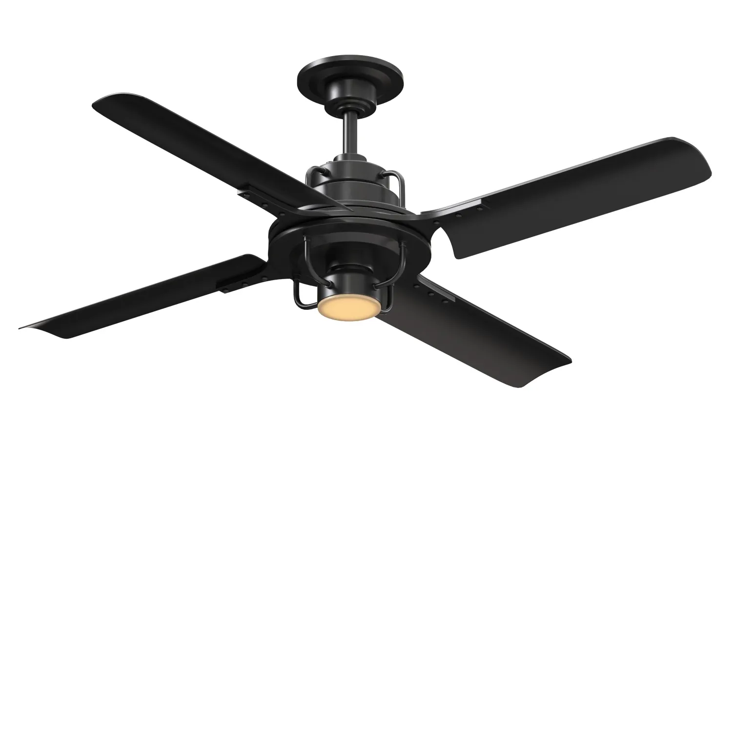 Peregrine Industrial Led Ceiling Fan PBR 3D Model_06