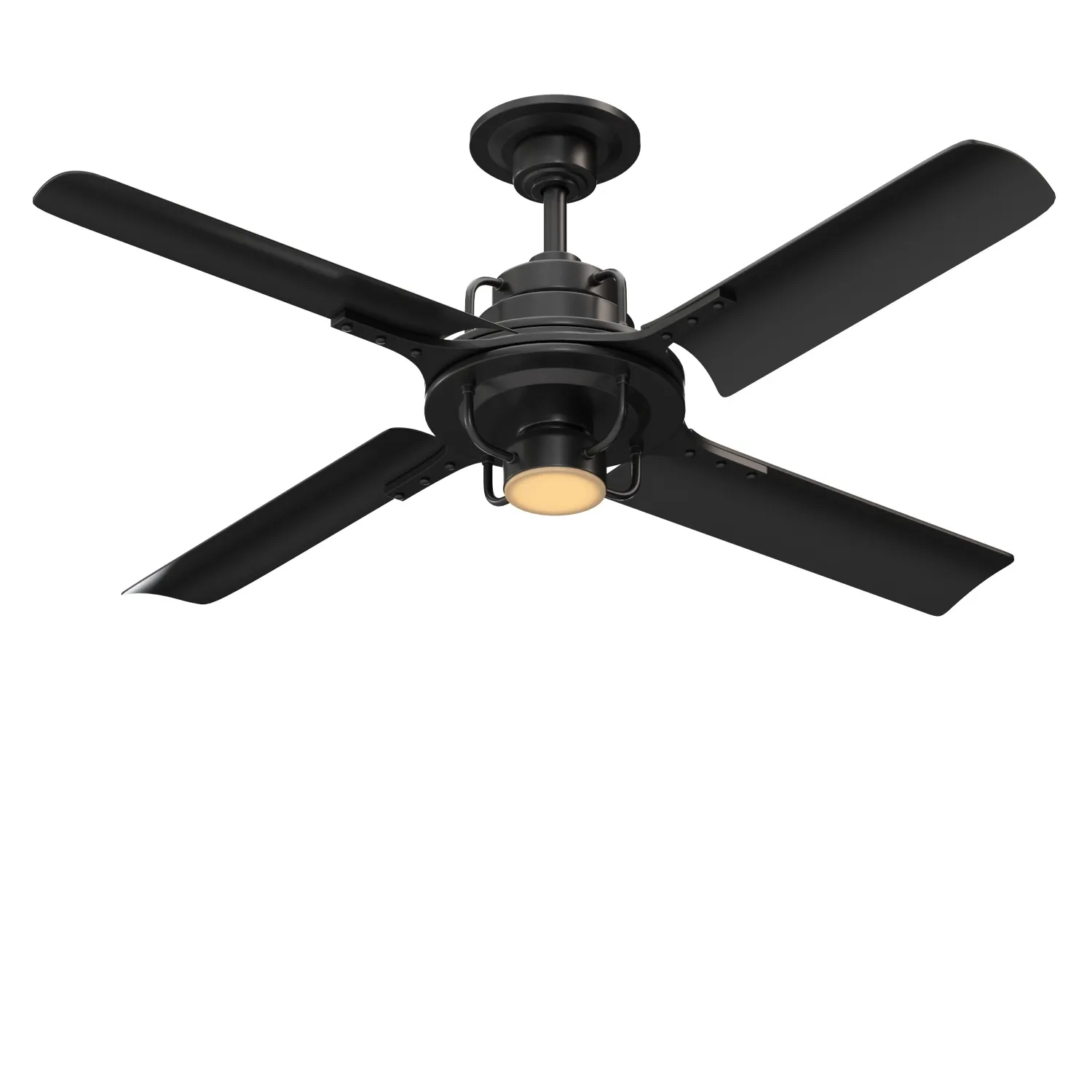 Peregrine Industrial Led Ceiling Fan PBR 3D Model_04